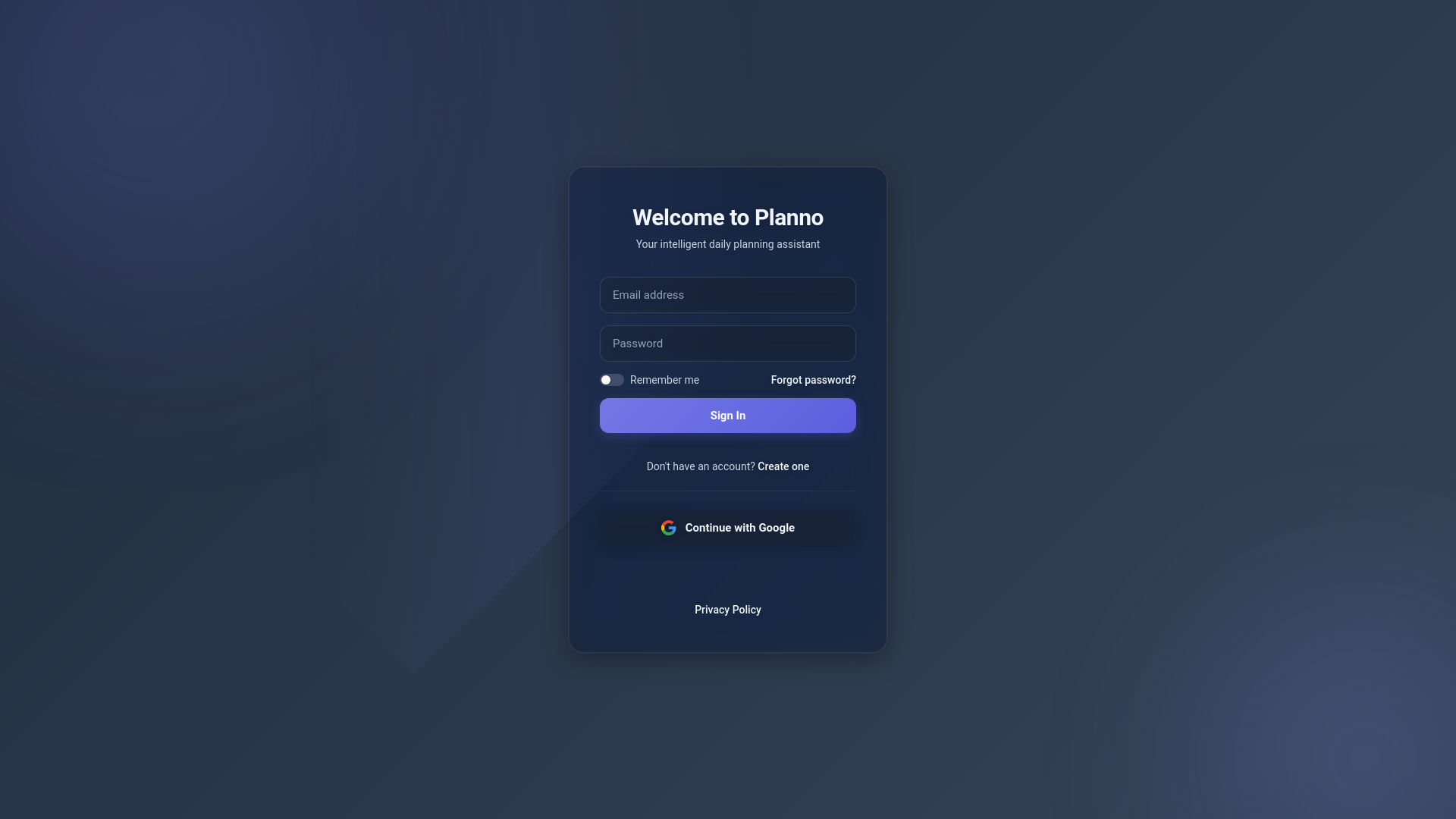 website screenshot of https://yourplanno.app/