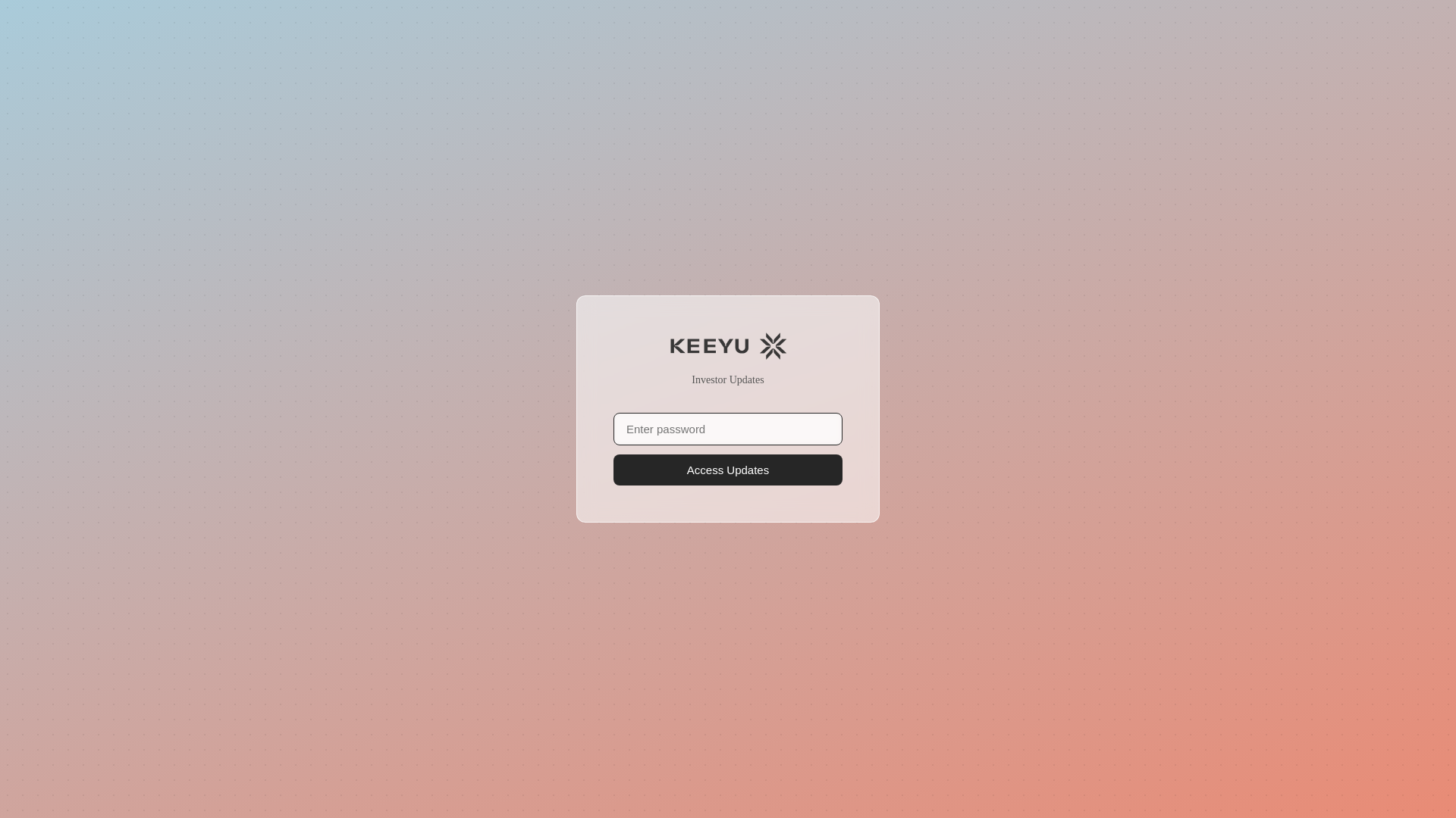 website screenshot of https://keeyu-updates.com