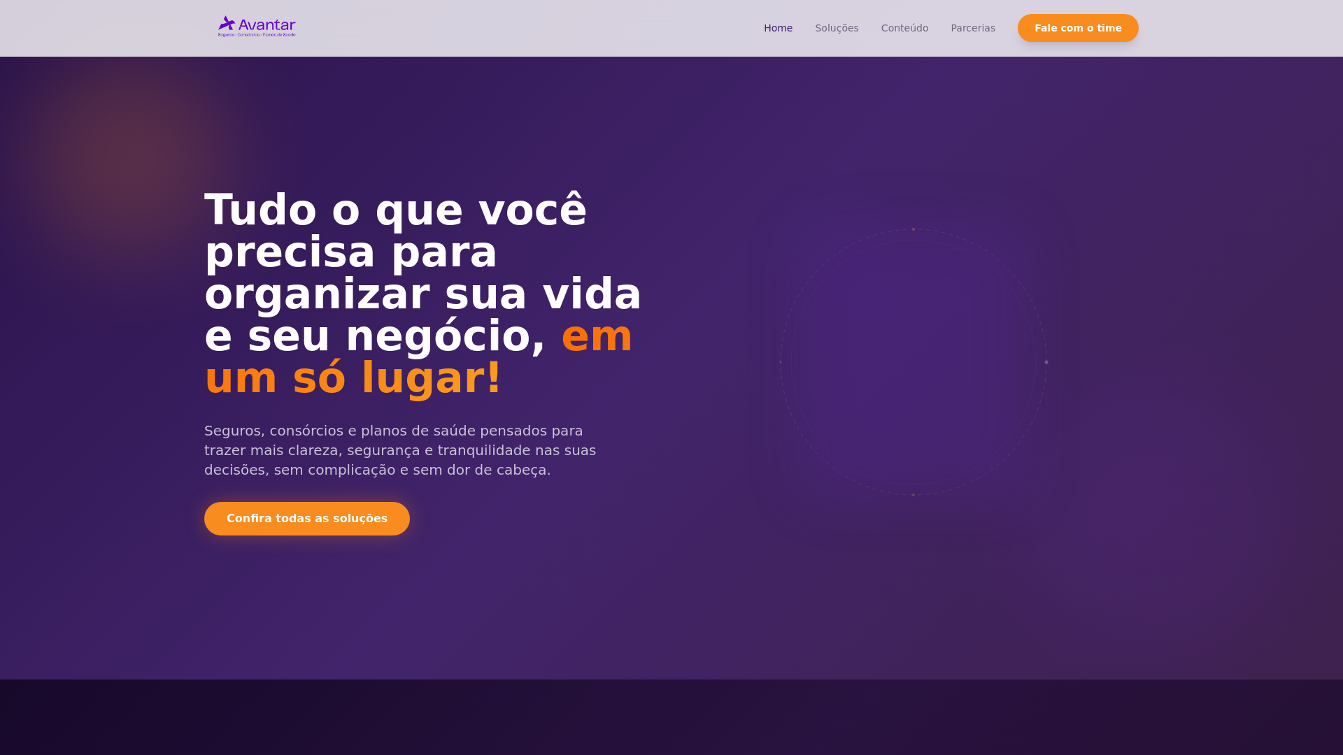 website screenshot of https://redeavantartapejara.com.br/