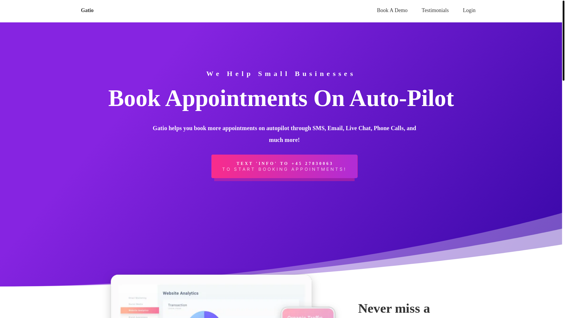 website screenshot of https://gatioagency.com/