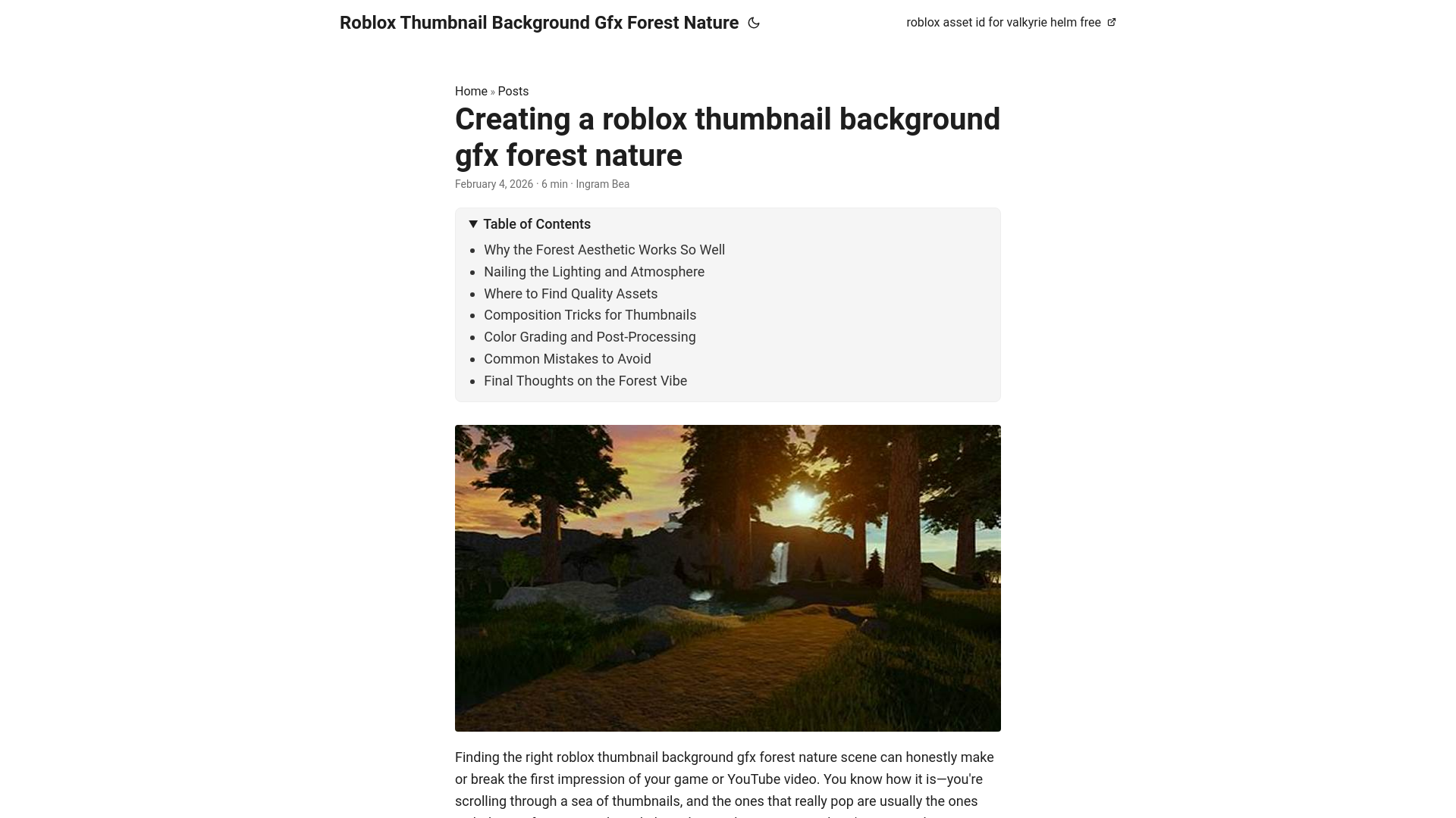 website screenshot of https://roblox-thumbnail-background-gfx-forest-nature.pages.dev/