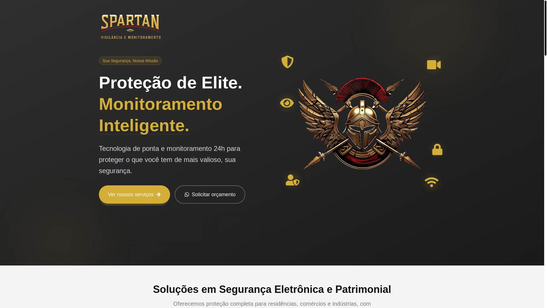 website screenshot of https://spartantelecom.com.br/