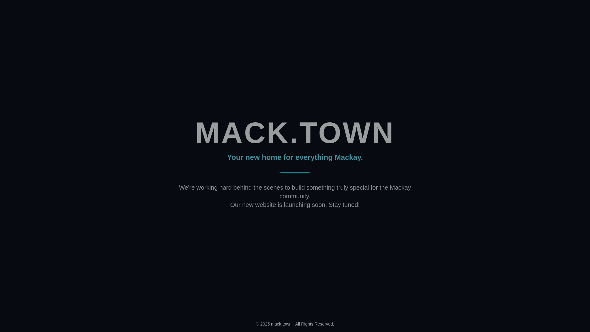 website screenshot of https://mack-town.pages.dev/