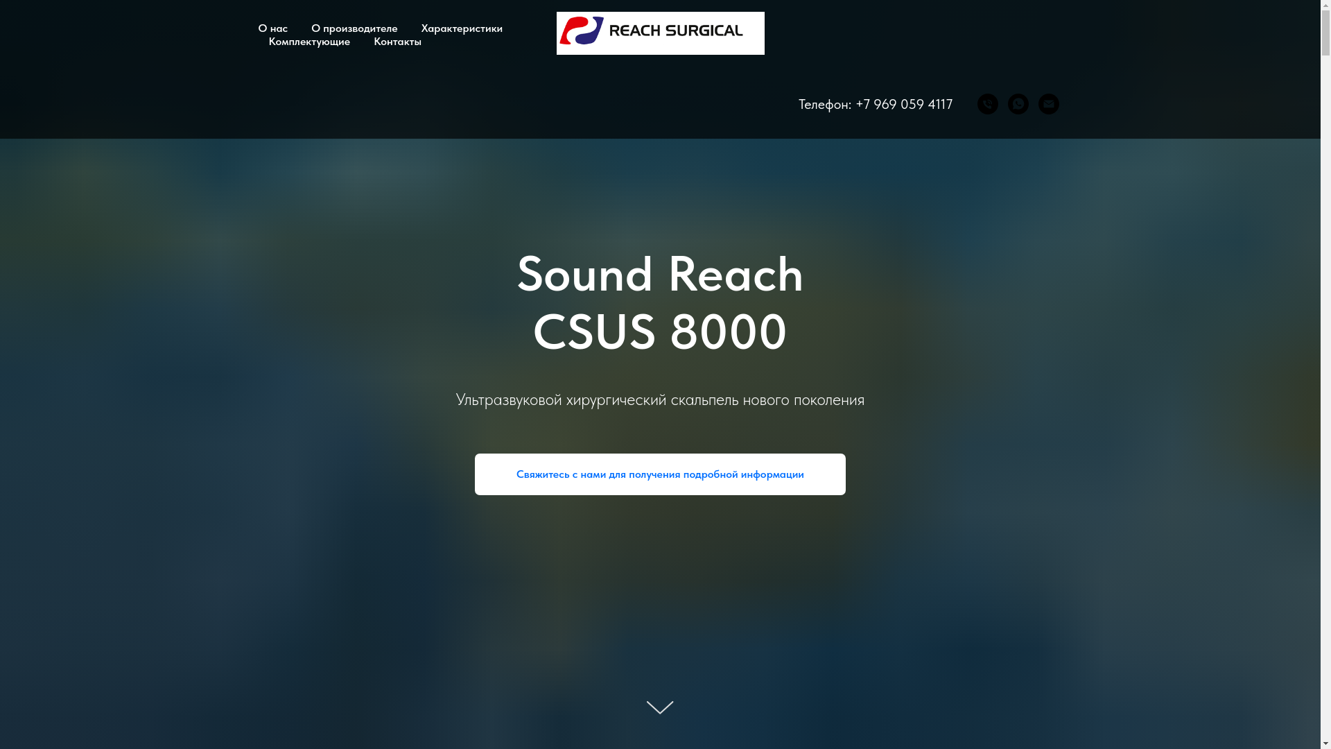 website screenshot of https://reachparitet.ru/