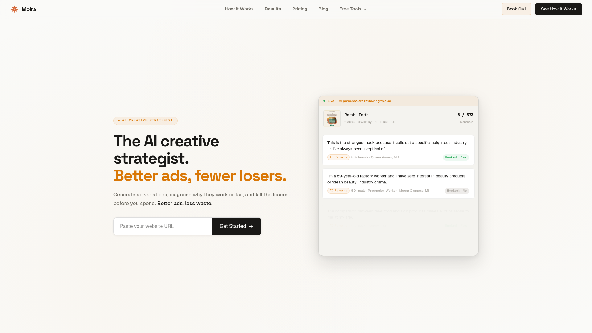 website screenshot of https://nextmoira.com