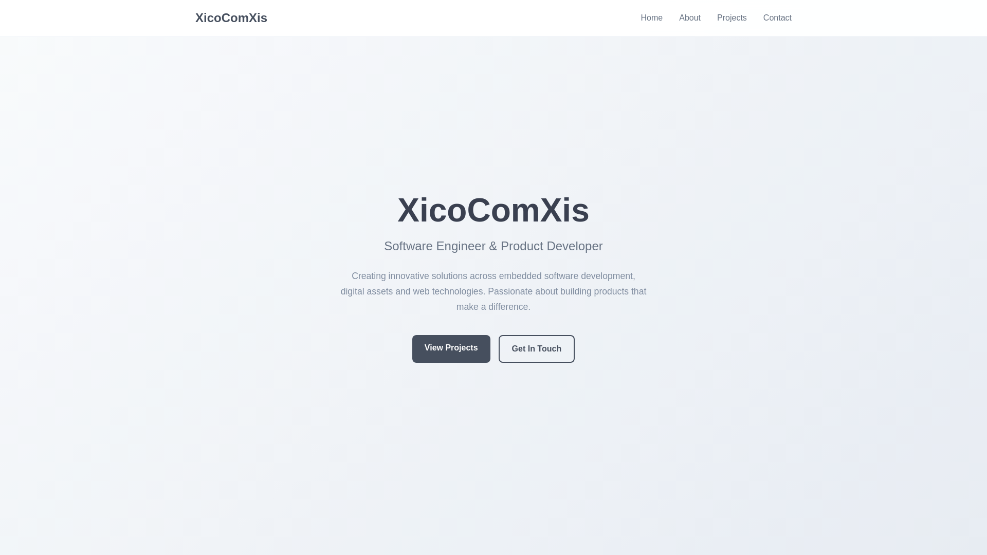 website screenshot of https://xico-com-xis.com/
