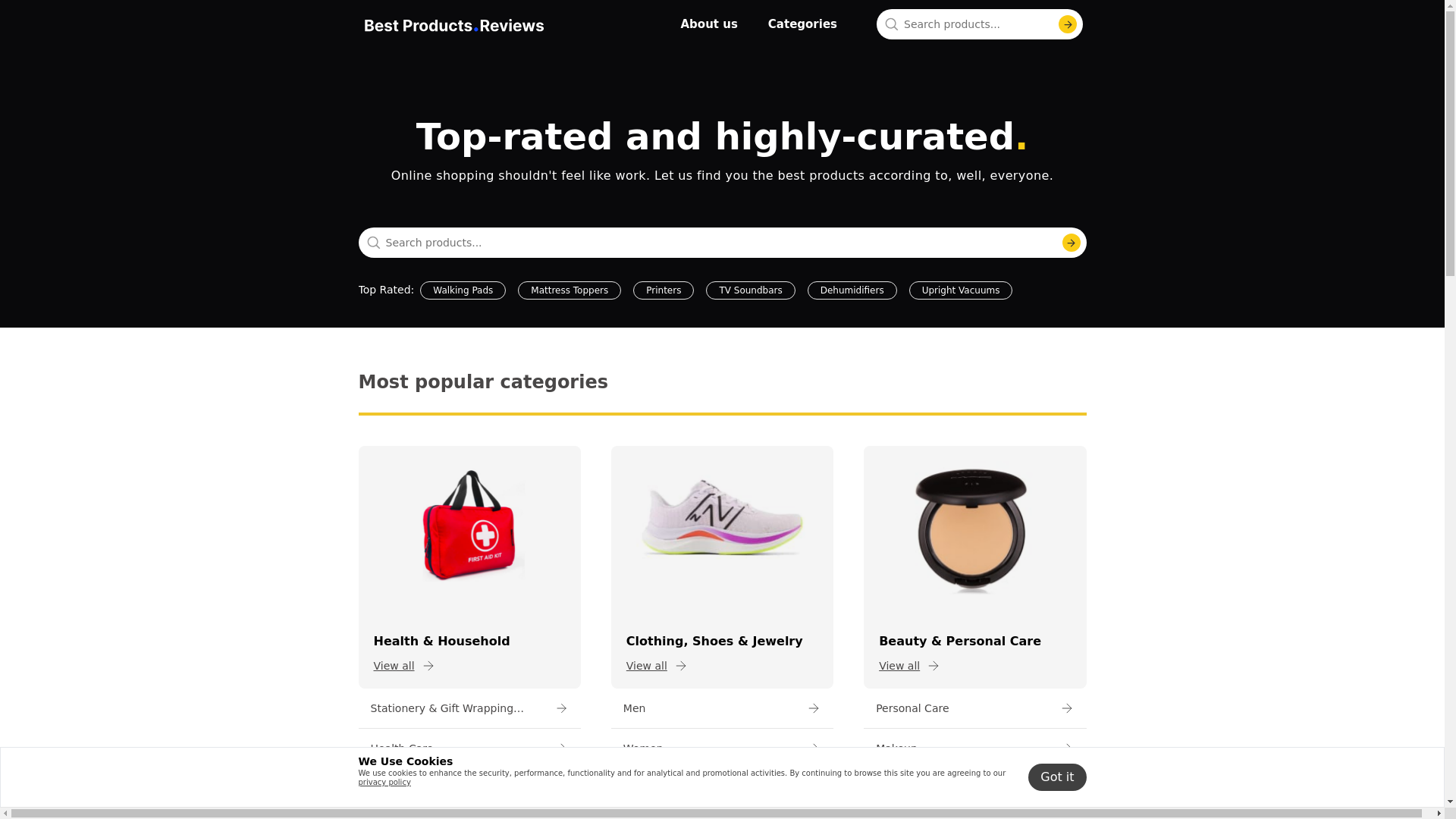 website screenshot of https://theproductplot.ca/