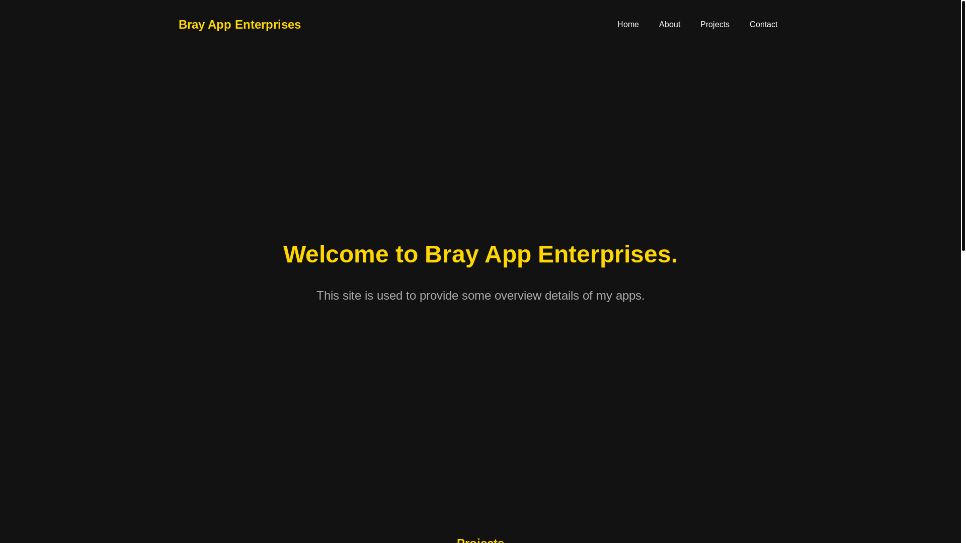website screenshot of https://brayapp.pages.dev/