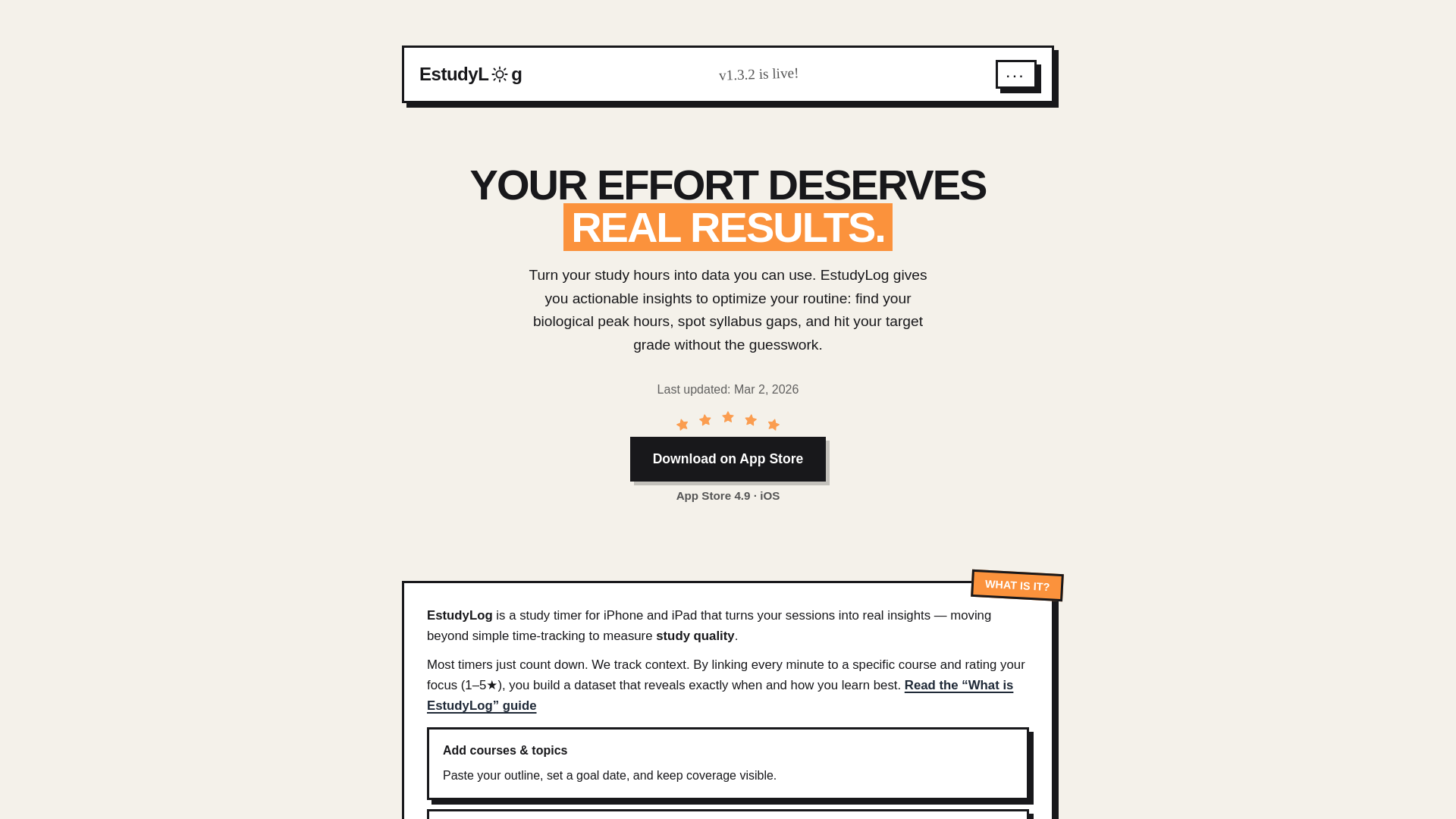 website screenshot of https://estudylogcome-astro.pages.dev/