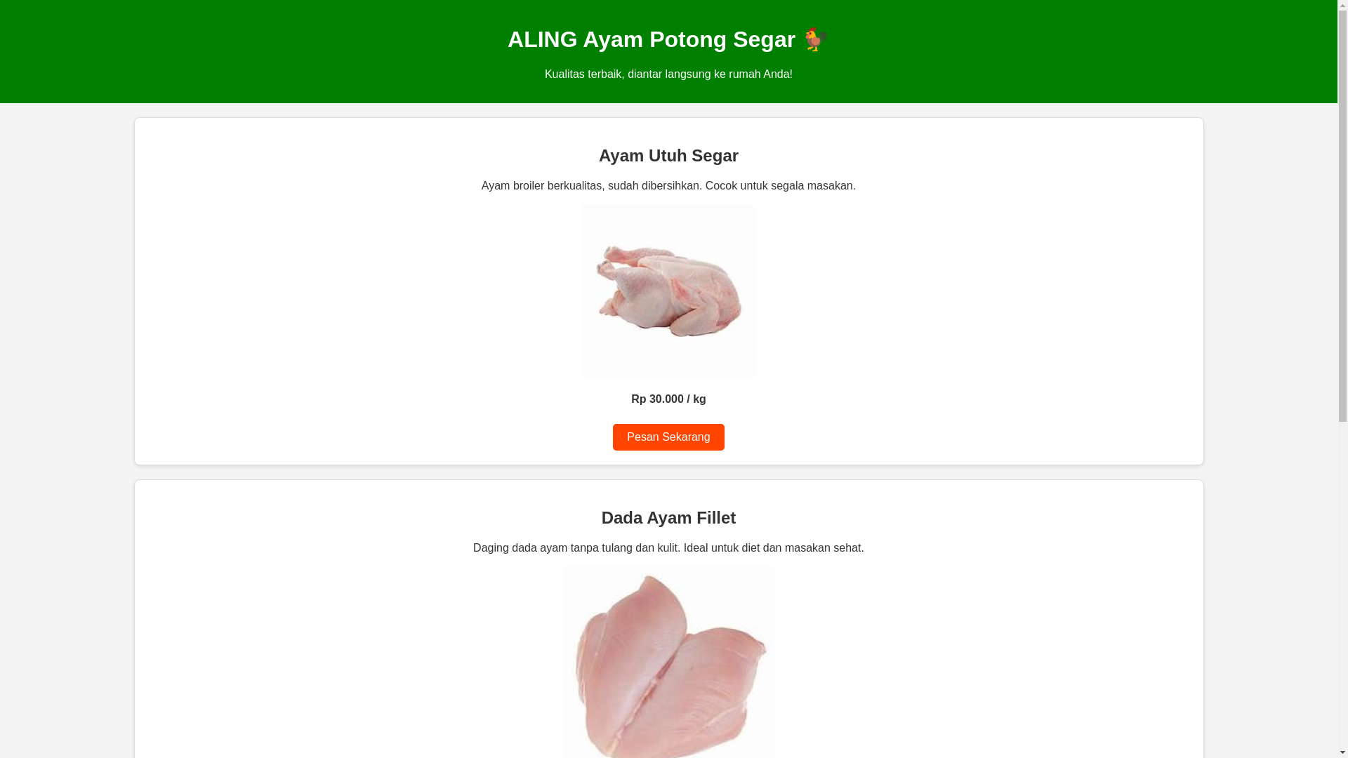 website screenshot of https://alingtalaga.my.id/