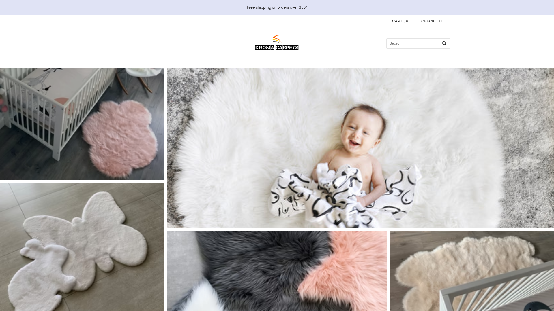 website screenshot of https://kromacarpets.pages.dev/