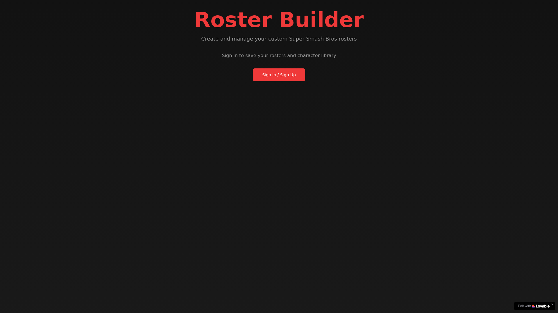 website screenshot of https://deluxerostermaker.com/