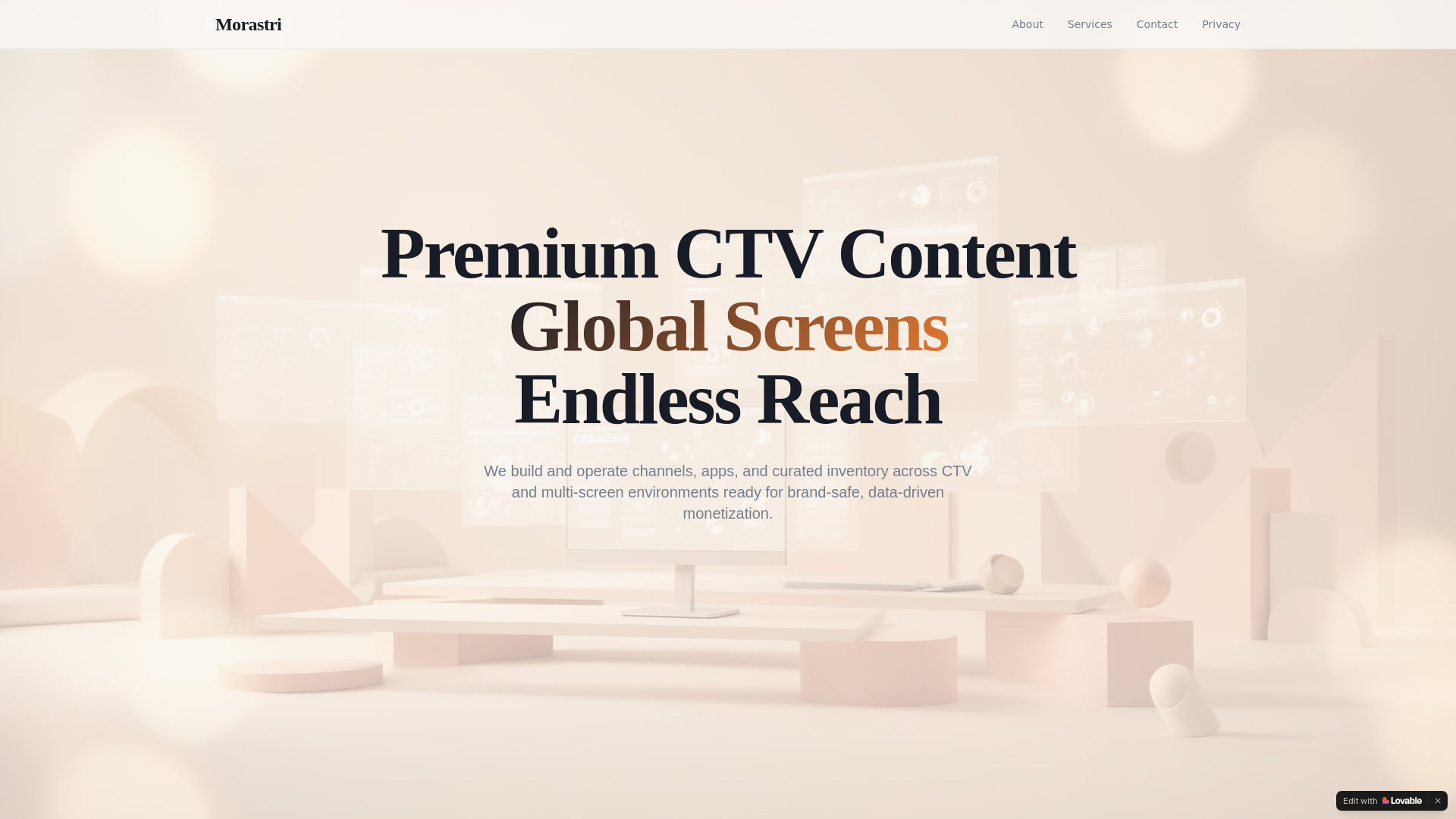 website screenshot of https://morastri.com/