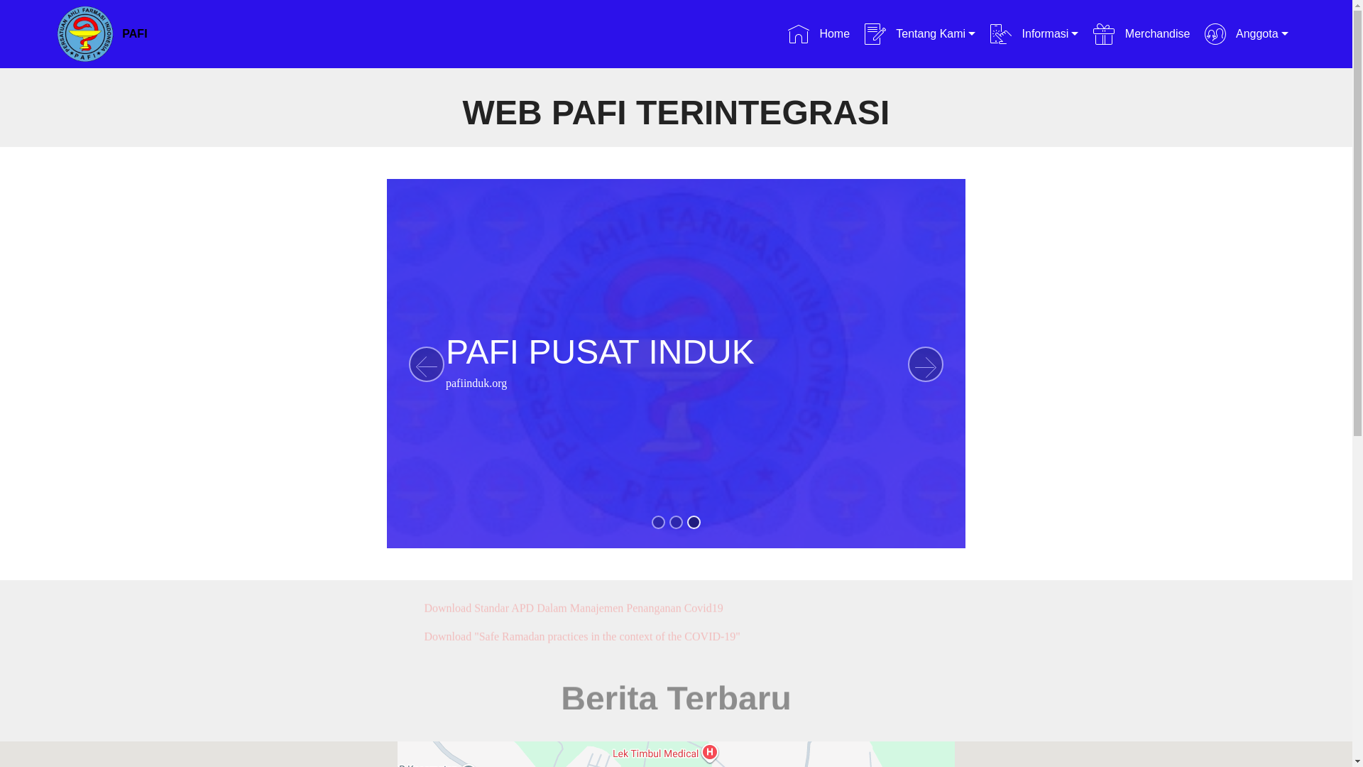website screenshot of https://pafi-timanggajah-org.pages.dev/