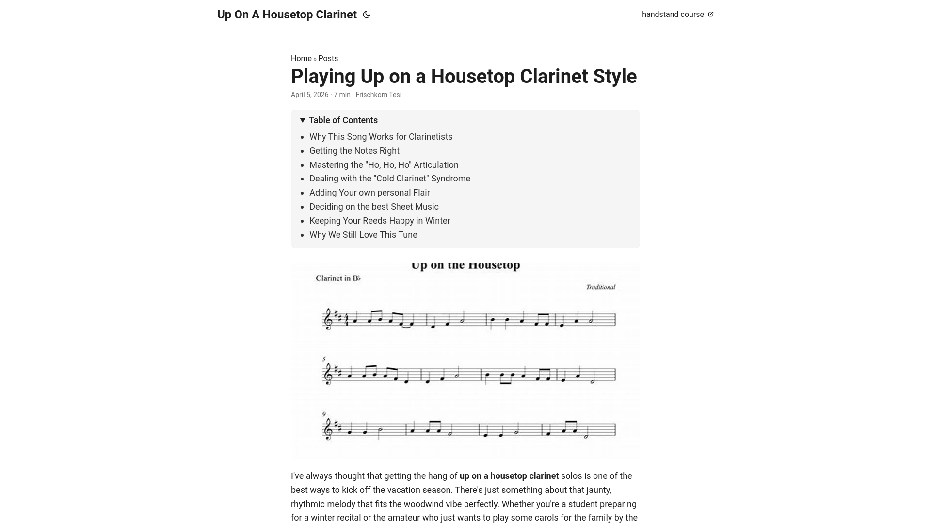 website screenshot of https://up-on-a-housetop-clarinet.pages.dev/