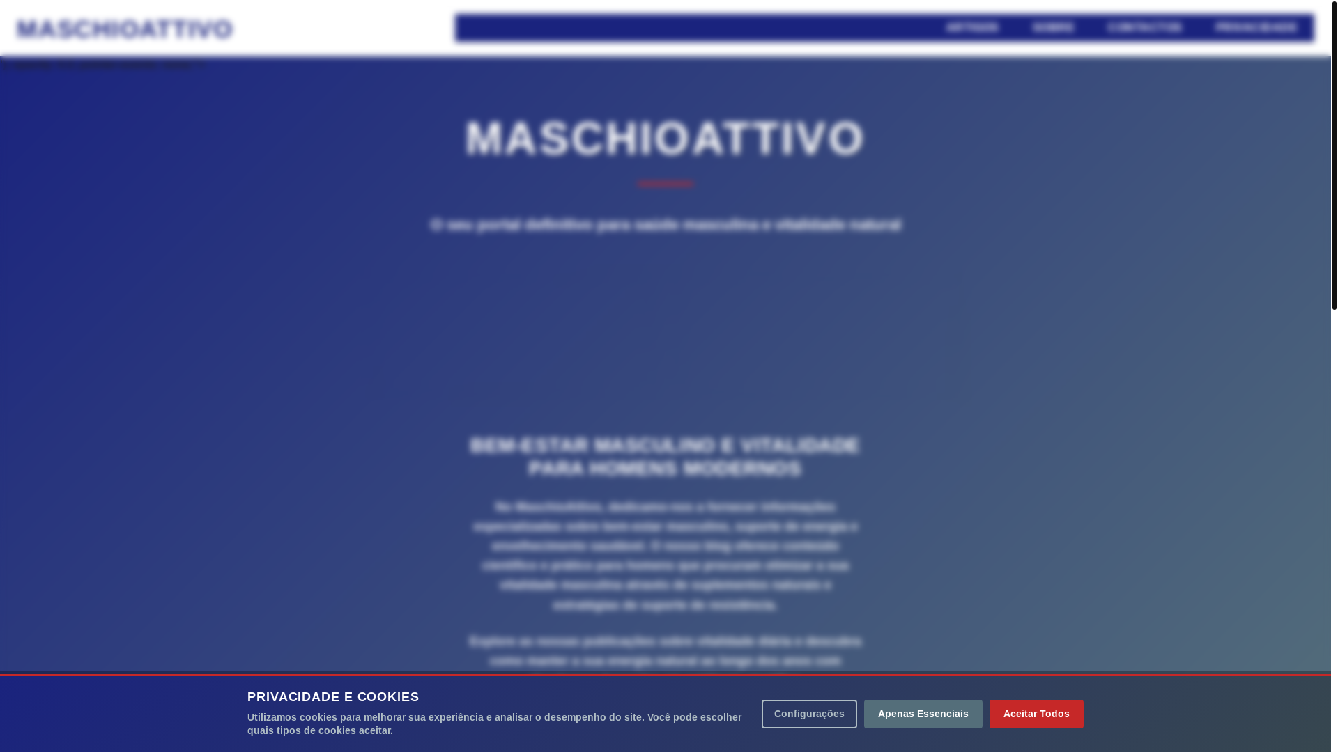 website screenshot of https://maschioattivob.com/