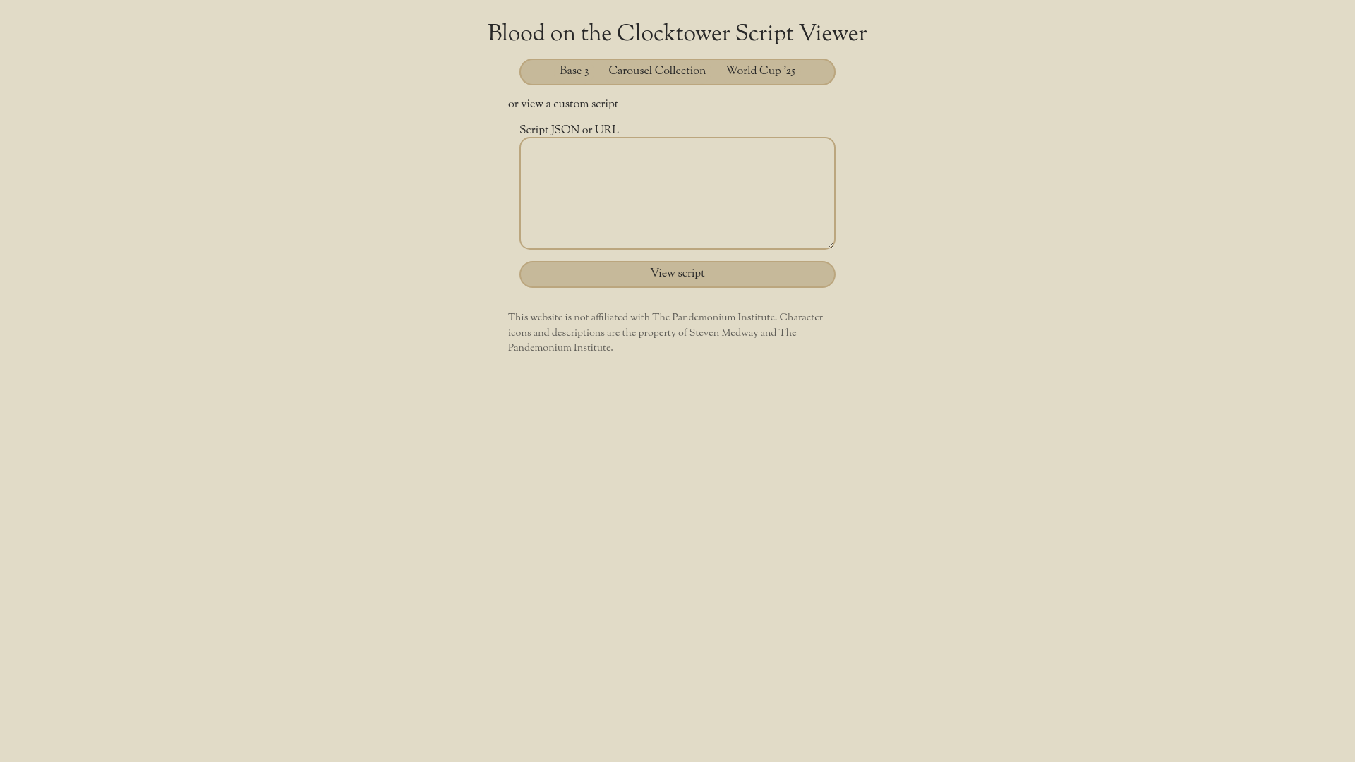 website screenshot of https://botc-script-viewer.pages.dev/