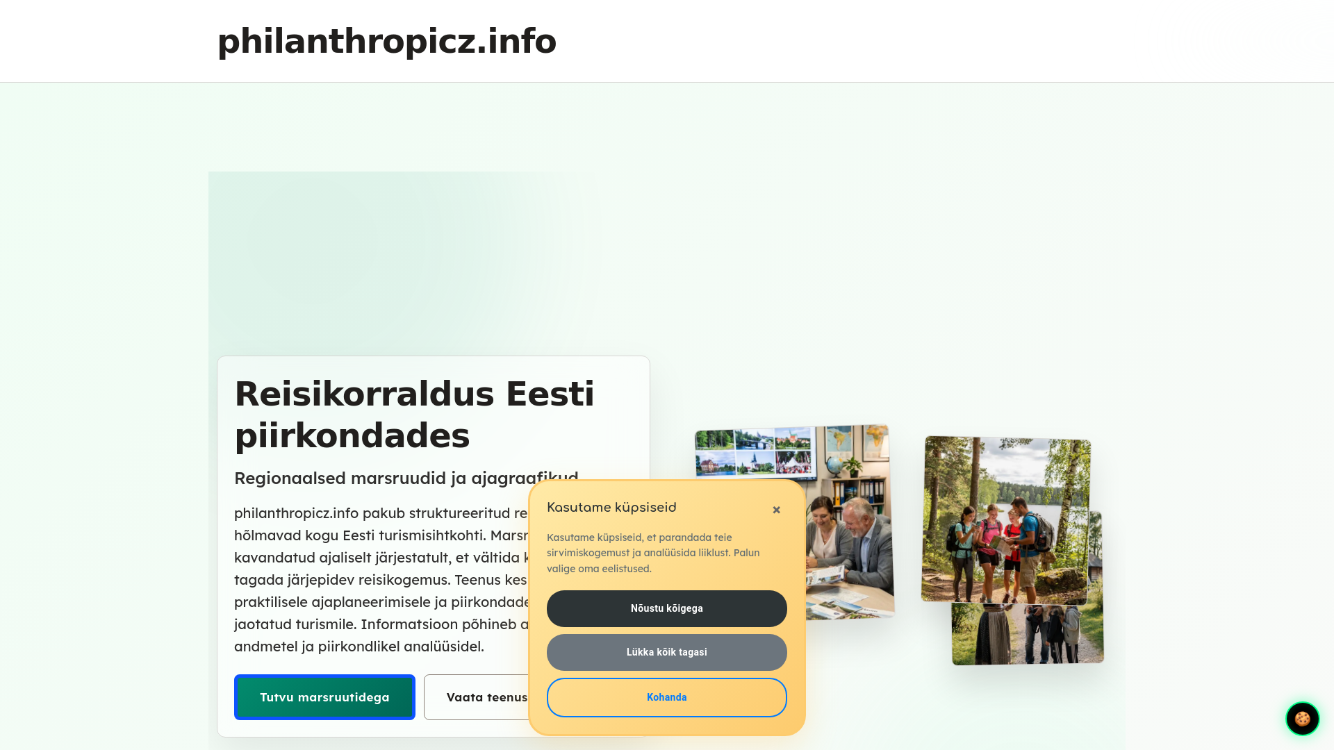 website screenshot of https://philanthropicz.info/