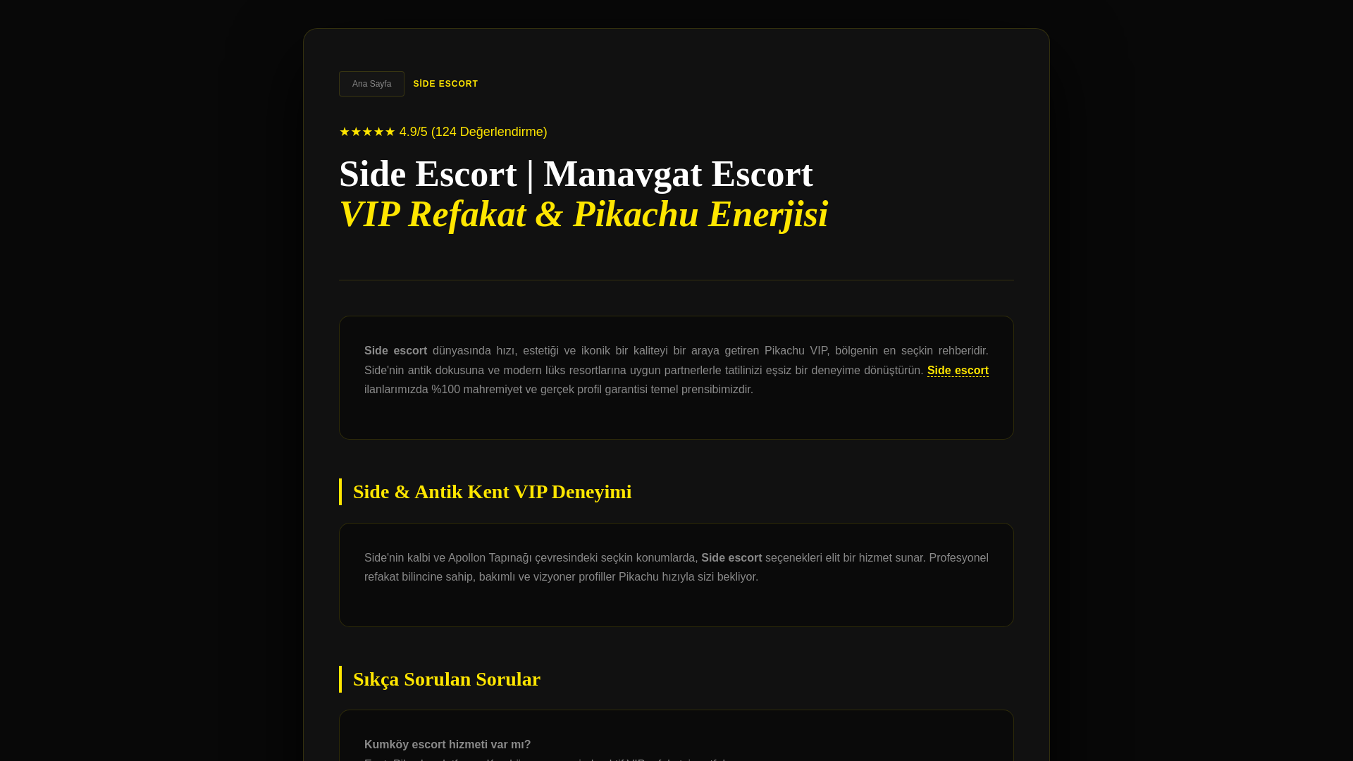 website screenshot of https://sidepikachu.click/
