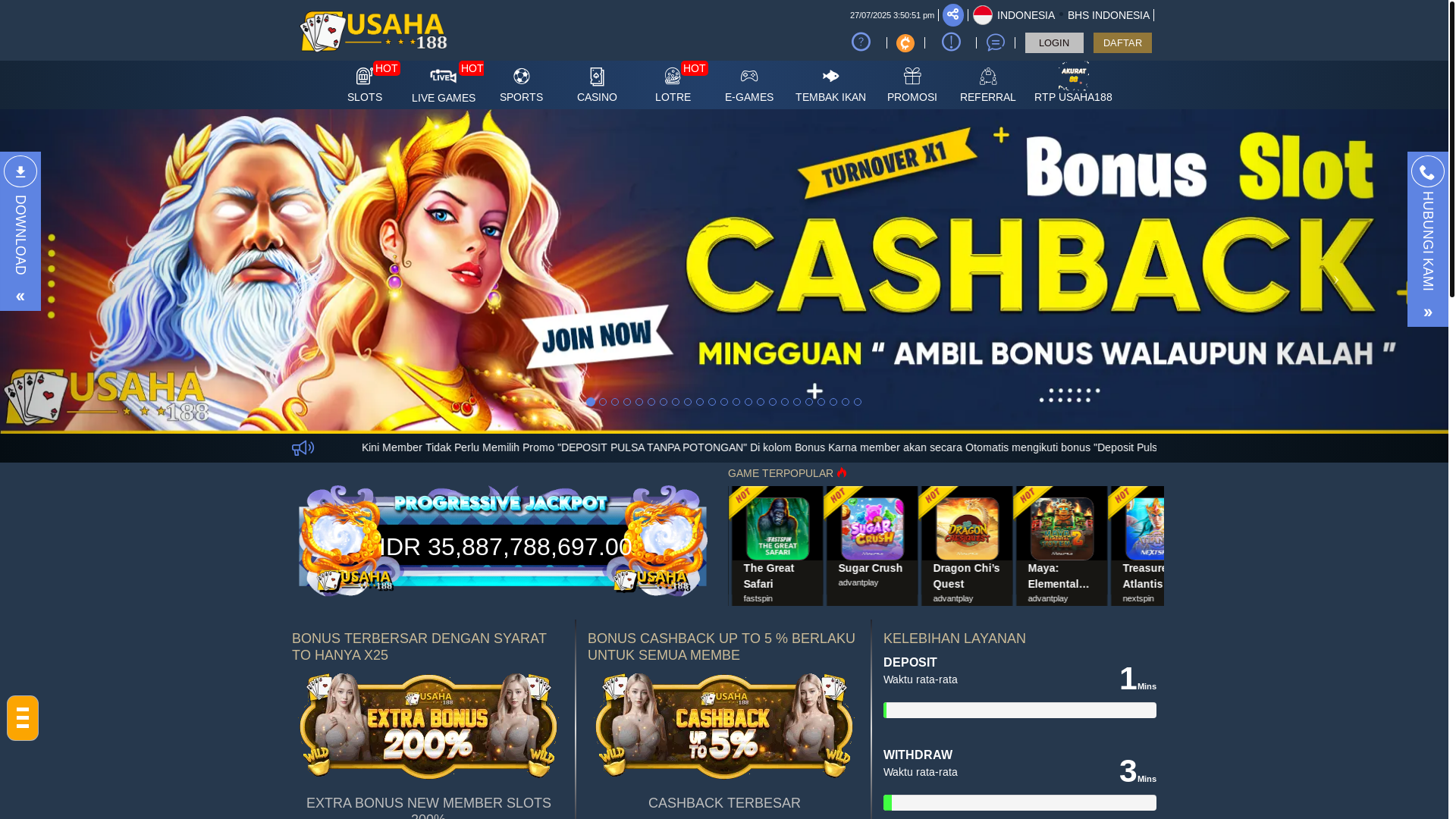 website screenshot of https://magnetusaha188.pro/