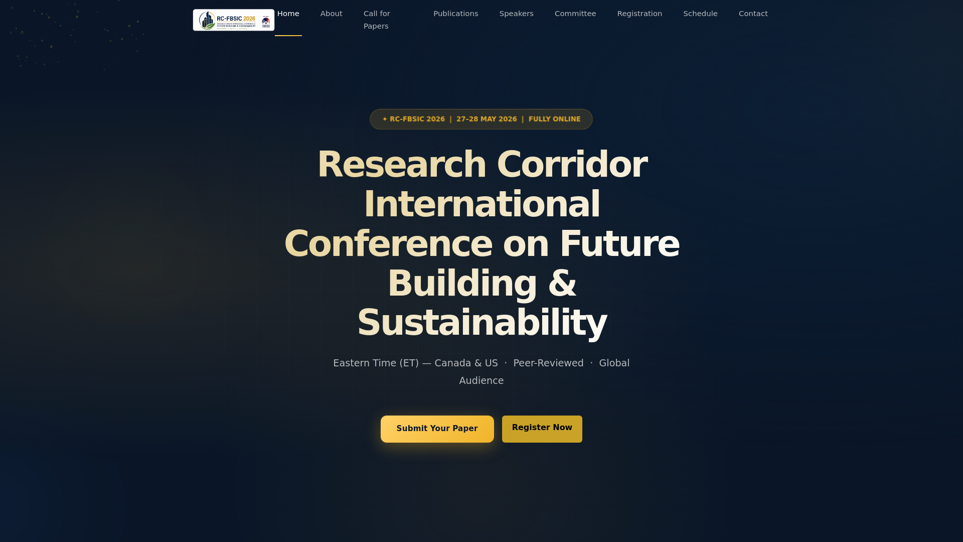 website screenshot of https://rcfbsic.ca/