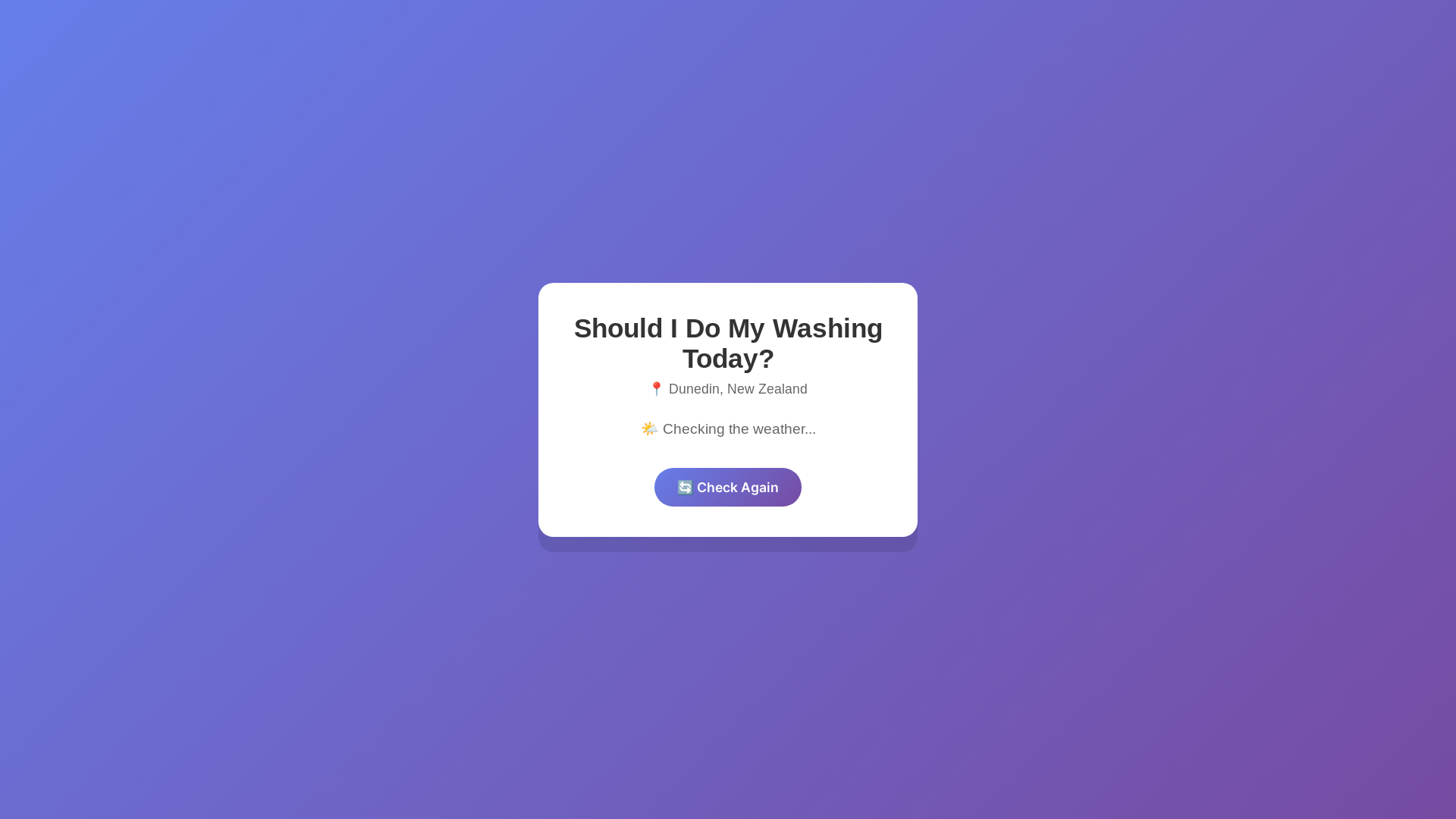 website screenshot of https://shouldidowashingindunedin.com/