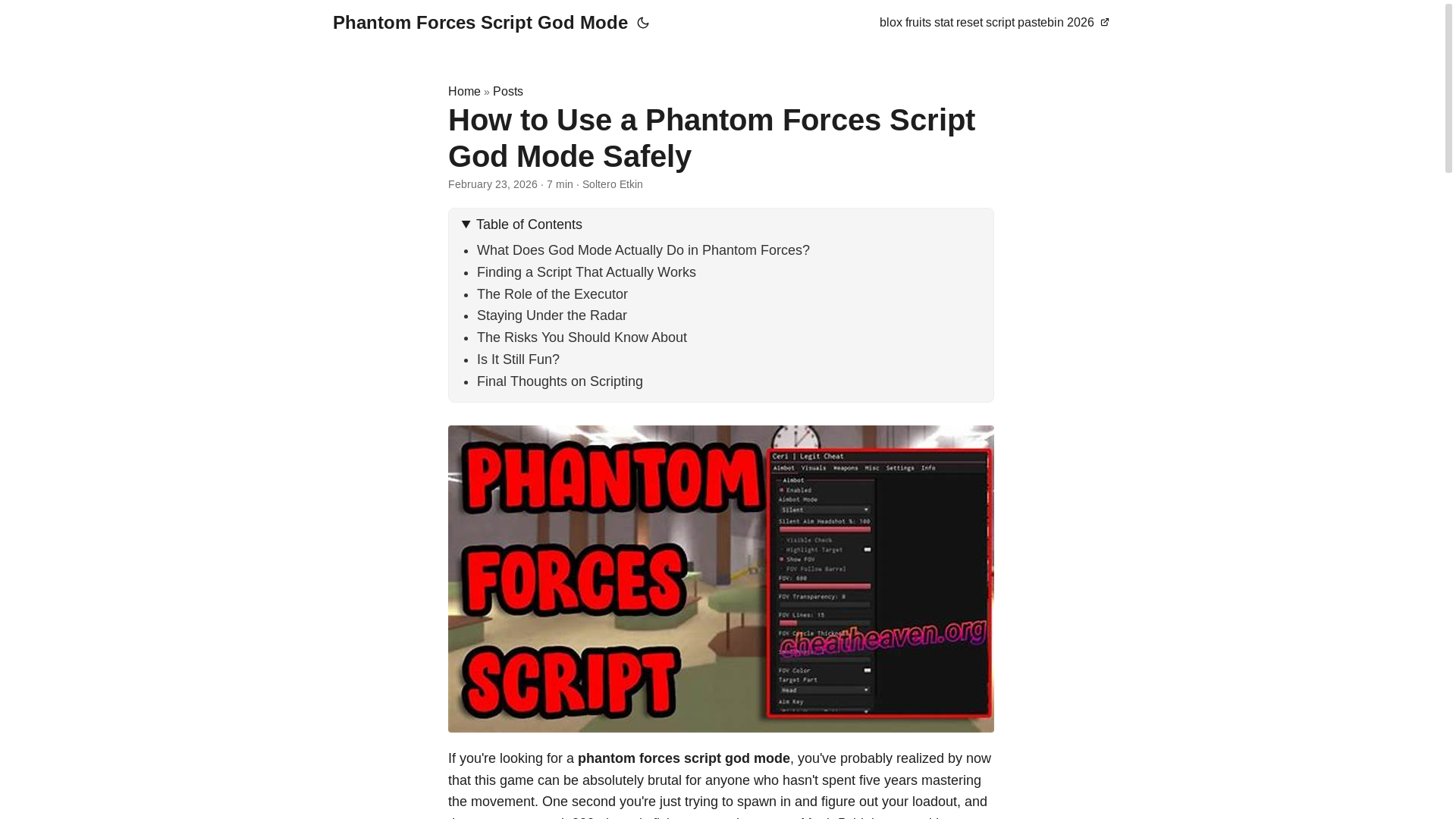 website screenshot of https://phantom-forces-script-god-mode.pages.dev/
