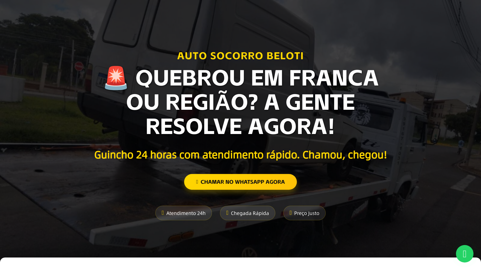 website screenshot of https://belotiguincho.com.br/