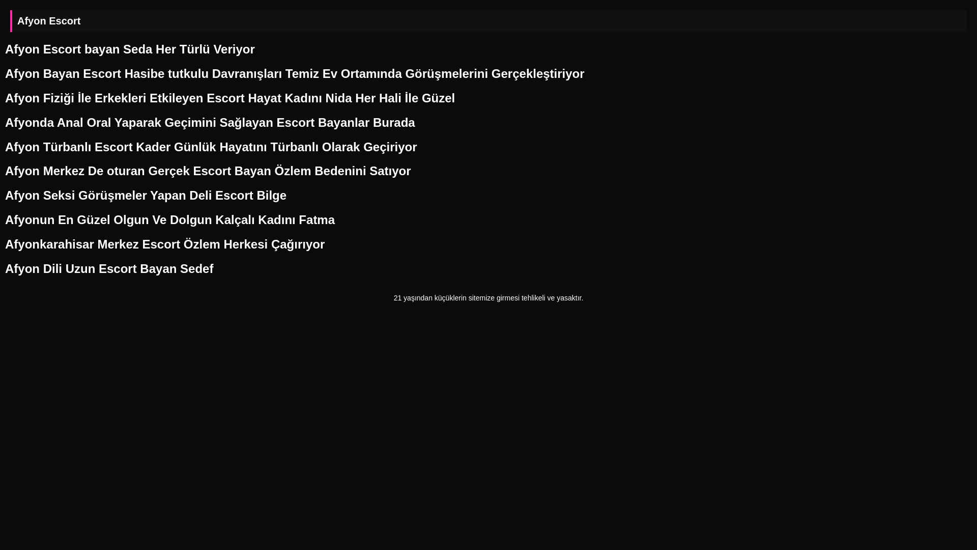 website screenshot of https://afyonescortbayan.click/