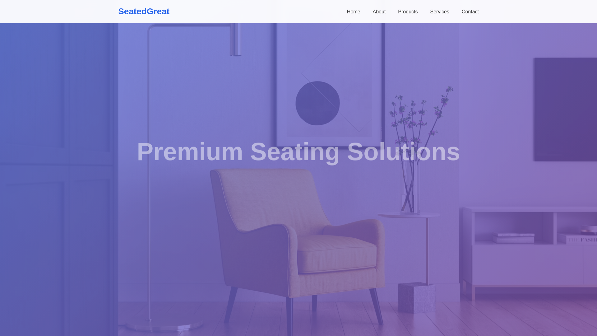 website screenshot of https://seatedgreat.com/