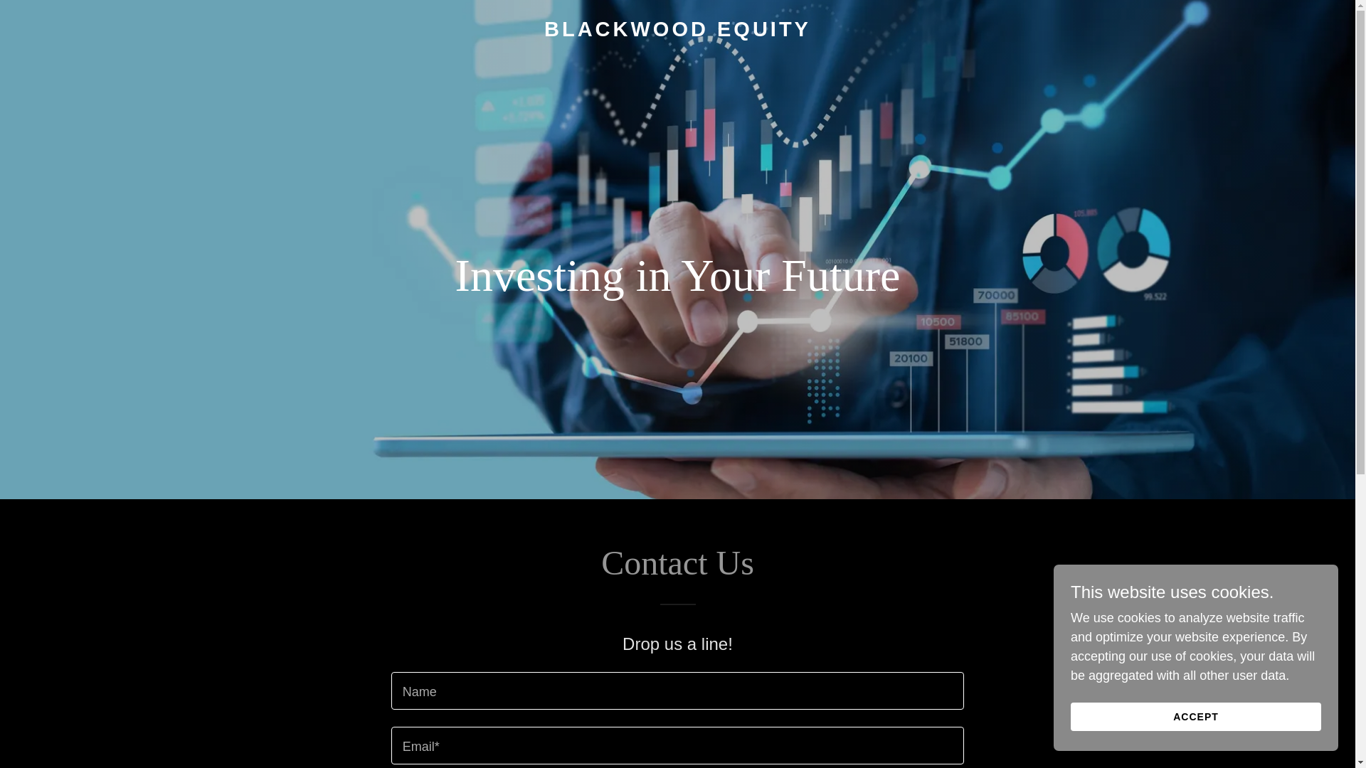website screenshot of https://blackwood-equity.com/