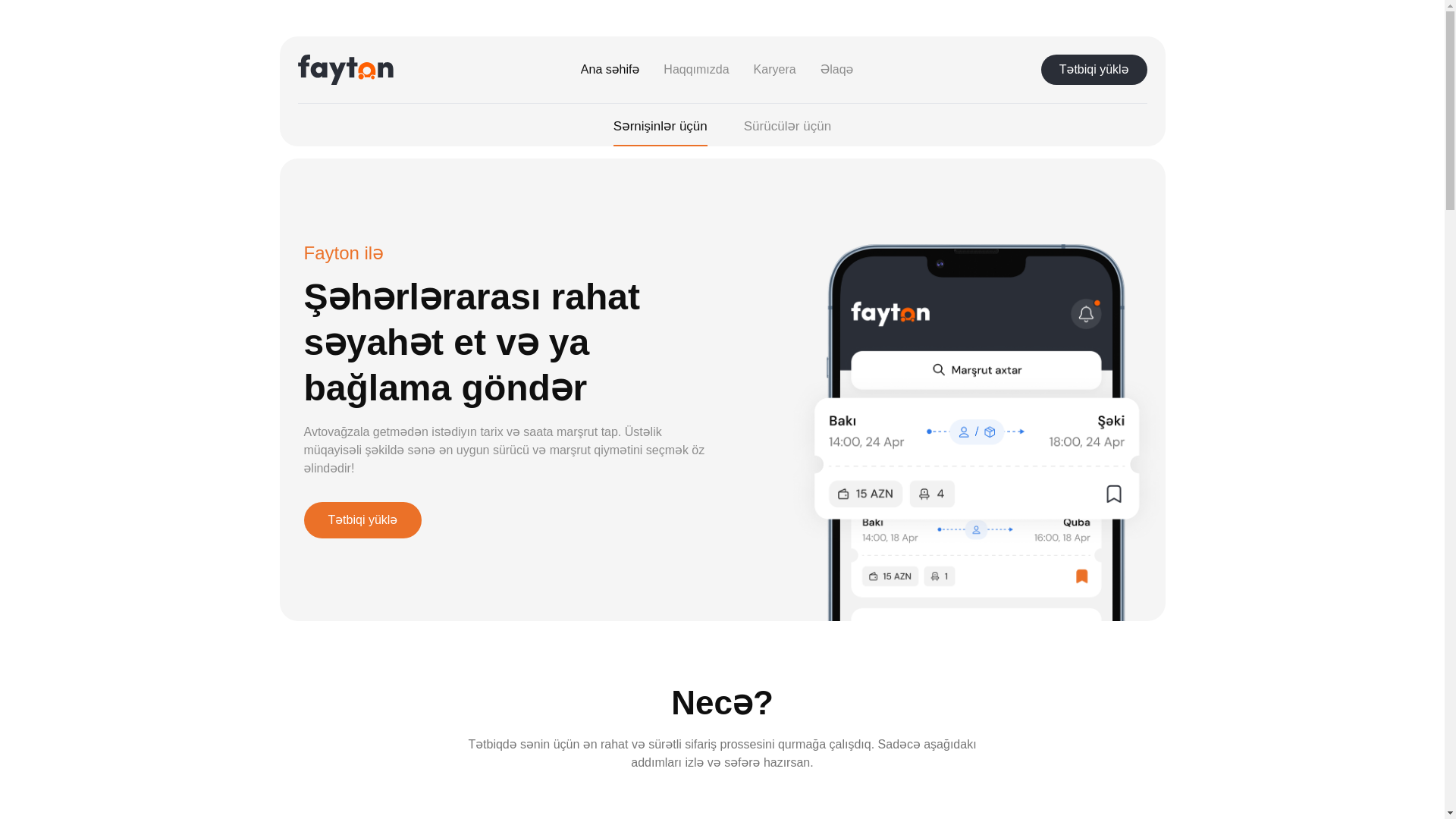 website screenshot of https://fayton-landing.pages.dev/
