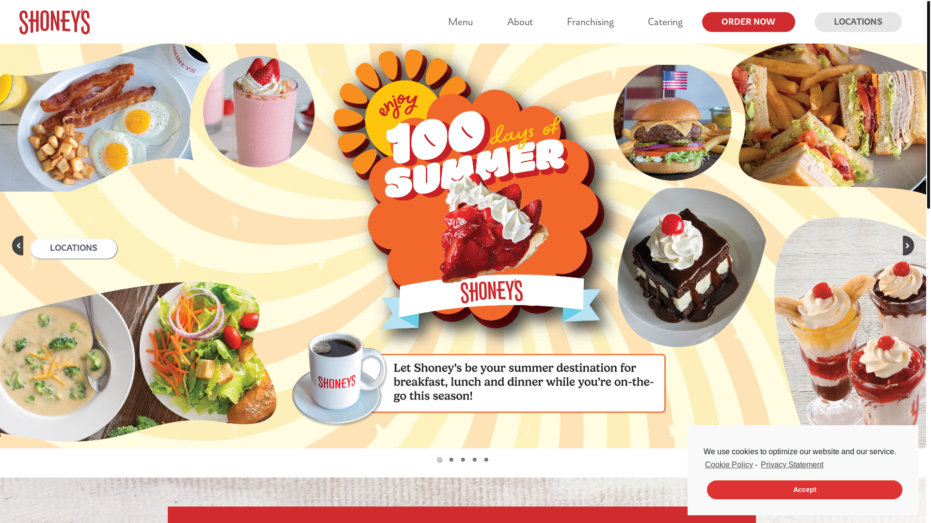 website screenshot of https://shoneys.pro/