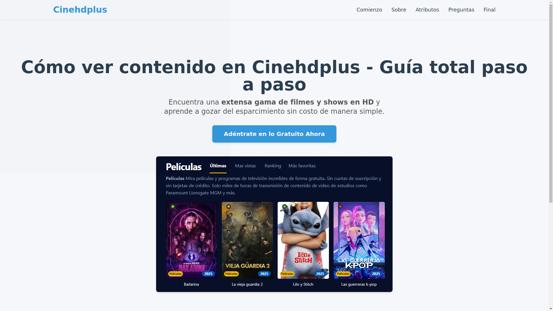 website screenshot of https://cinehdplus-duwj.pages.dev/