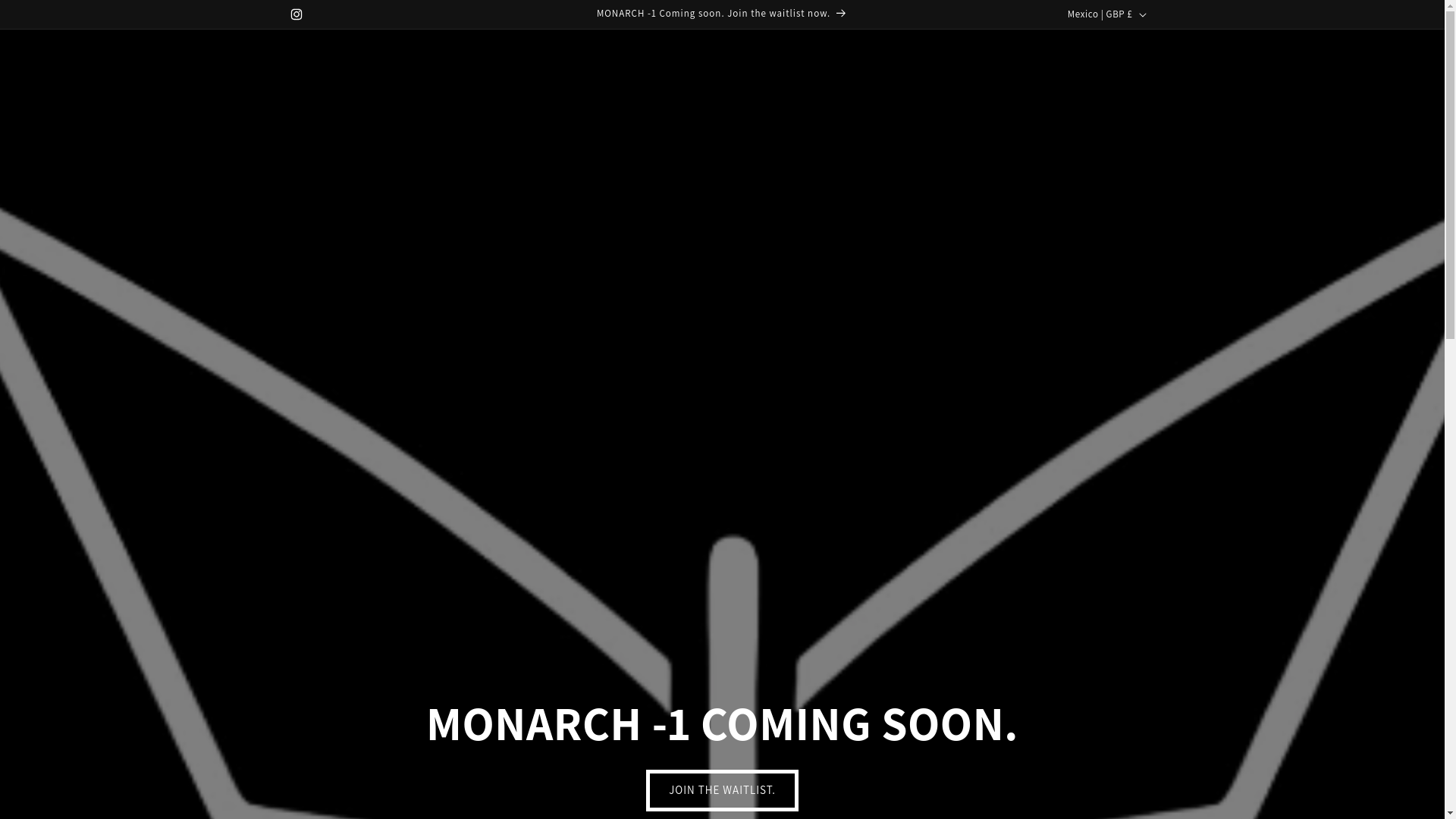 website screenshot of https://monarchwatches.shop/