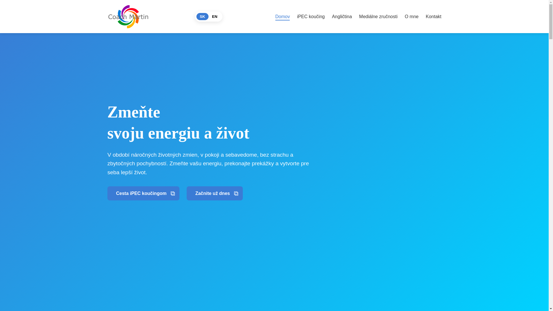website screenshot of https://coach-martin.pages.dev/