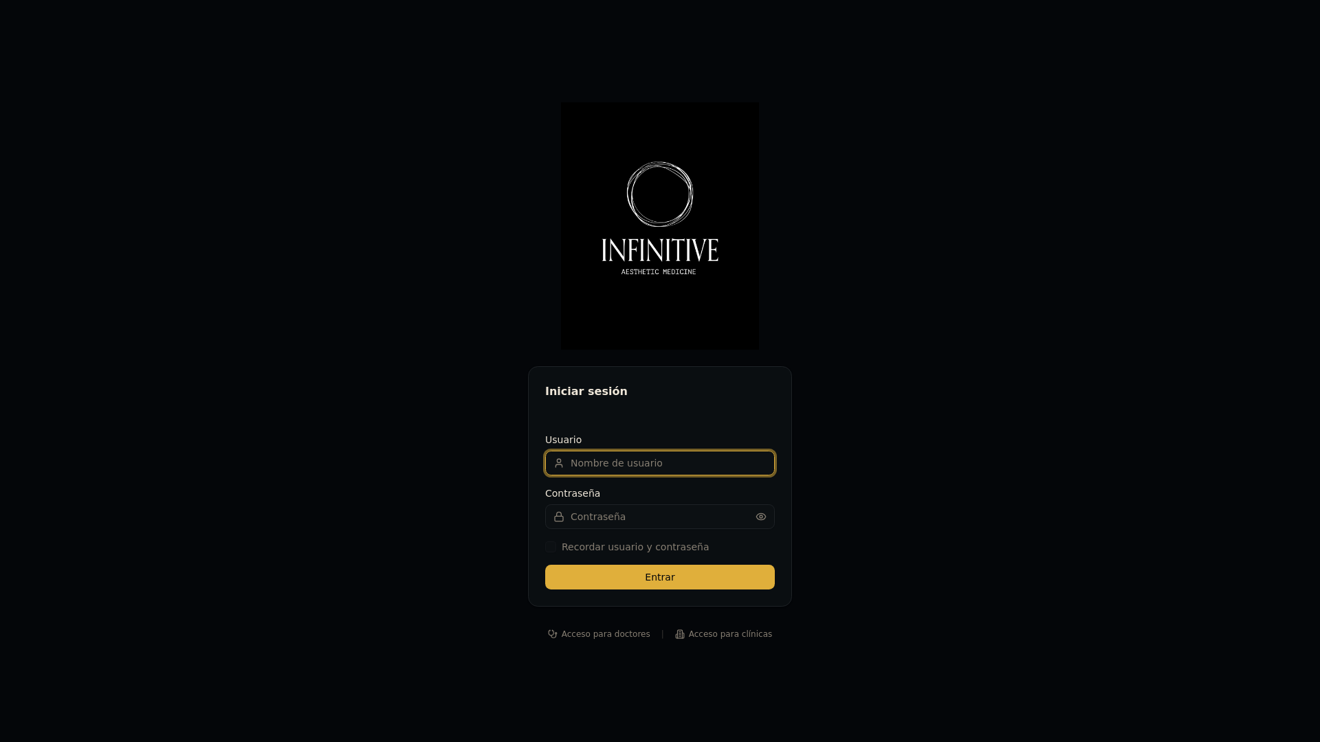 website screenshot of https://infinitivegestion.com