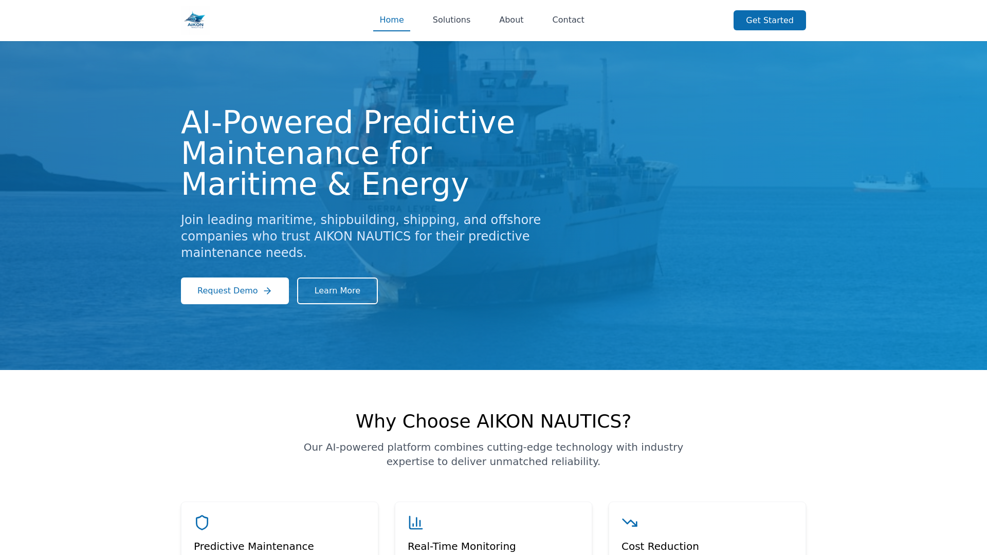 website screenshot of https://aikonnautics-website.pages.dev/
