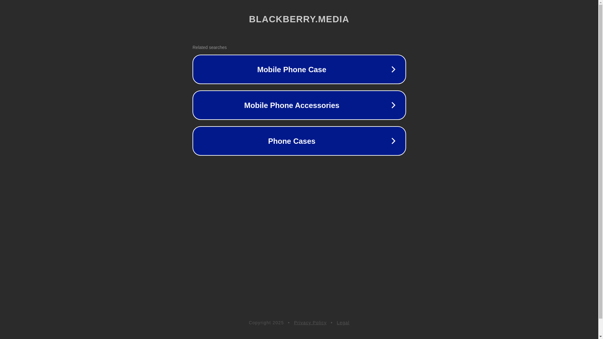 website screenshot of https://blackberry.media/