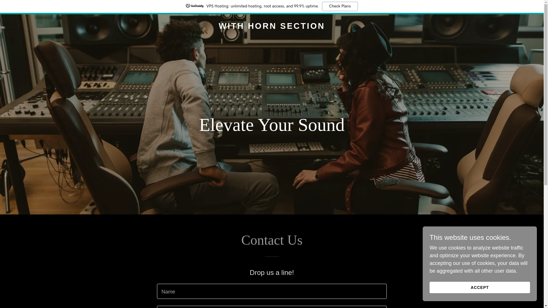 website screenshot of https://withhornsec.com/