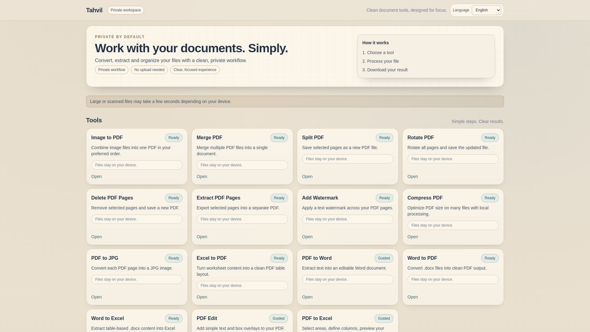 website screenshot of https://tahvil.pages.dev/
