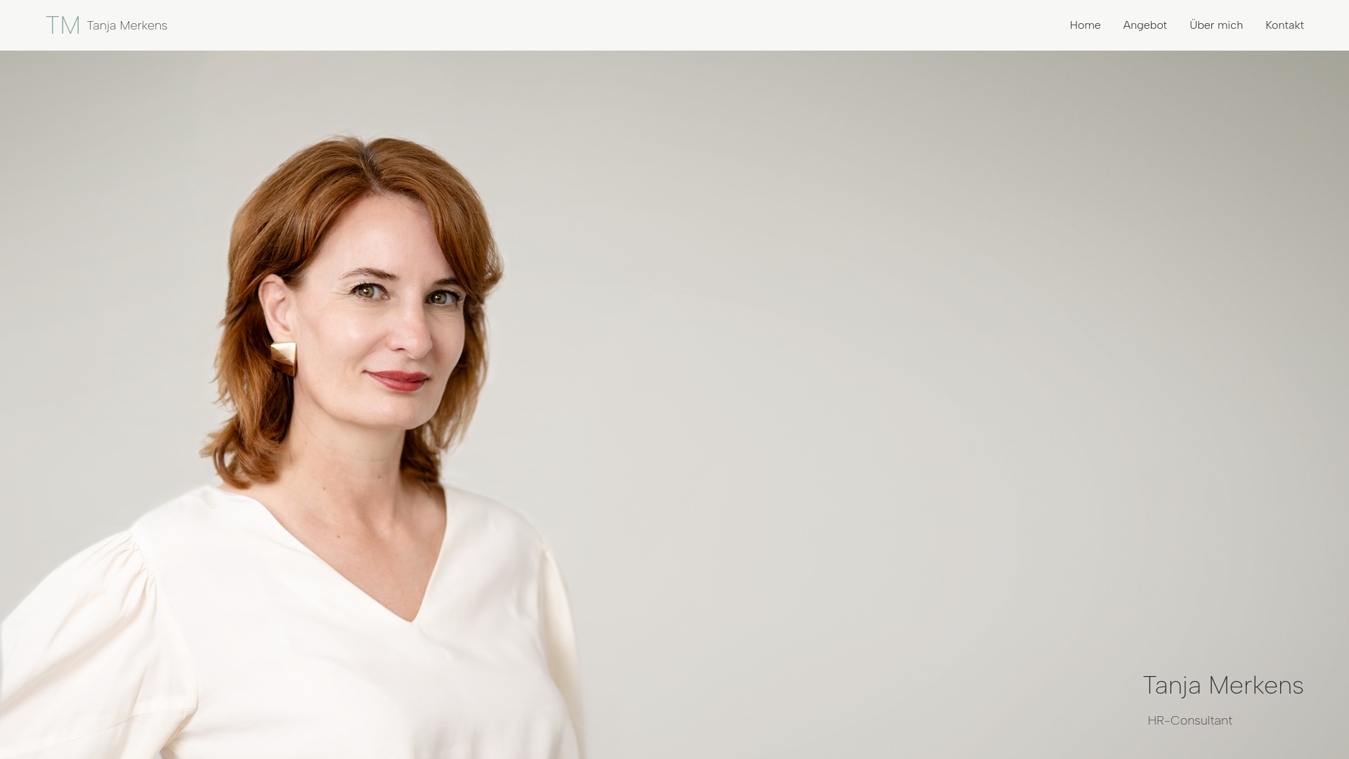 website screenshot of https://merkens-consulting.com/