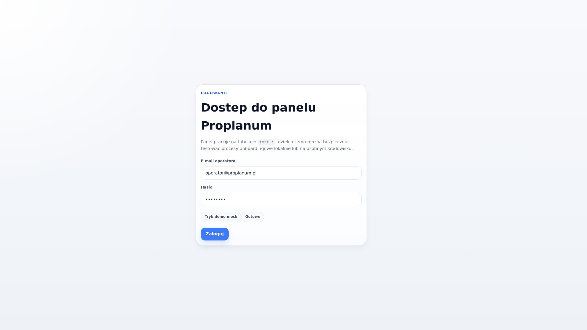 website screenshot of https://proplanum-onboarding.pages.dev/