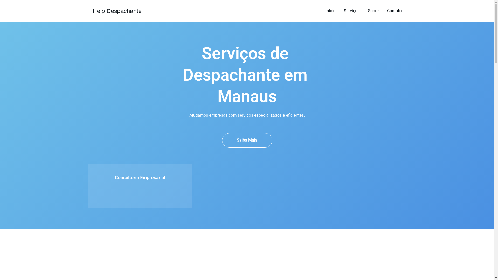 website screenshot of https://helpdespachante.store/