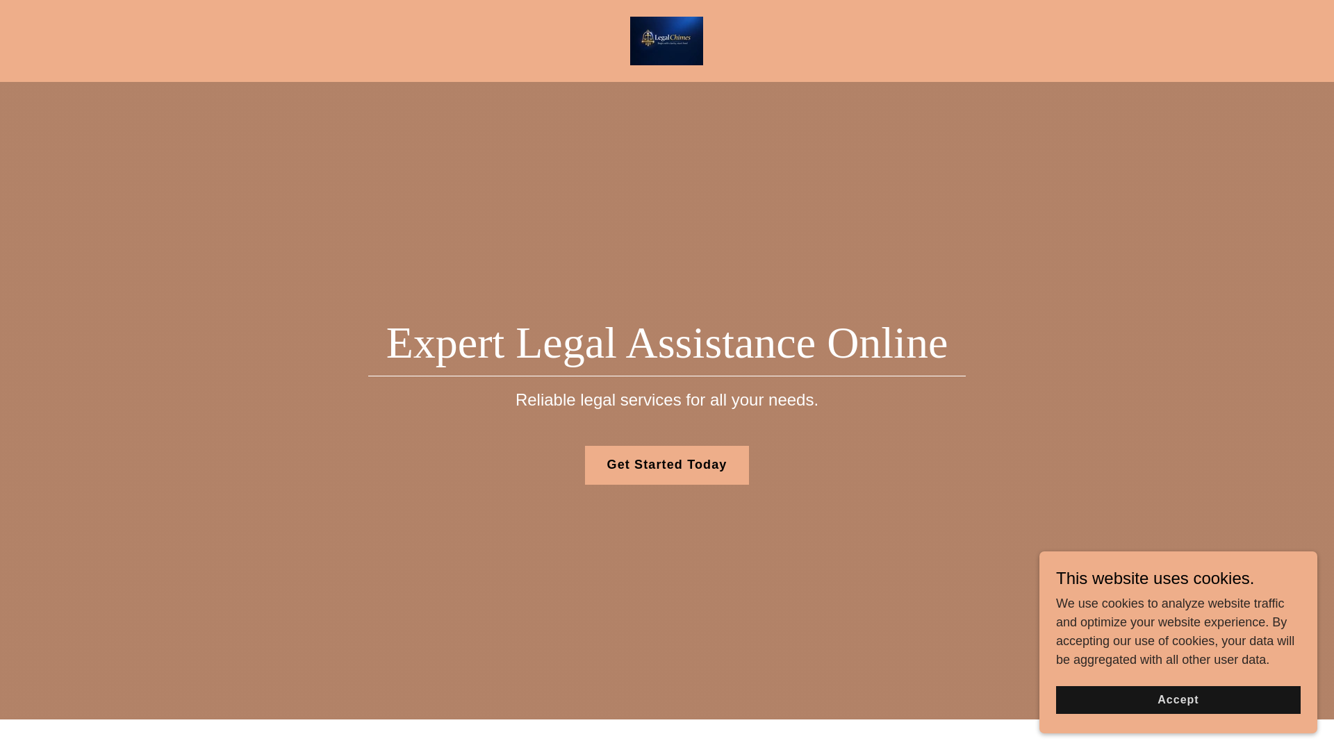 website screenshot of https://legalchimes.com