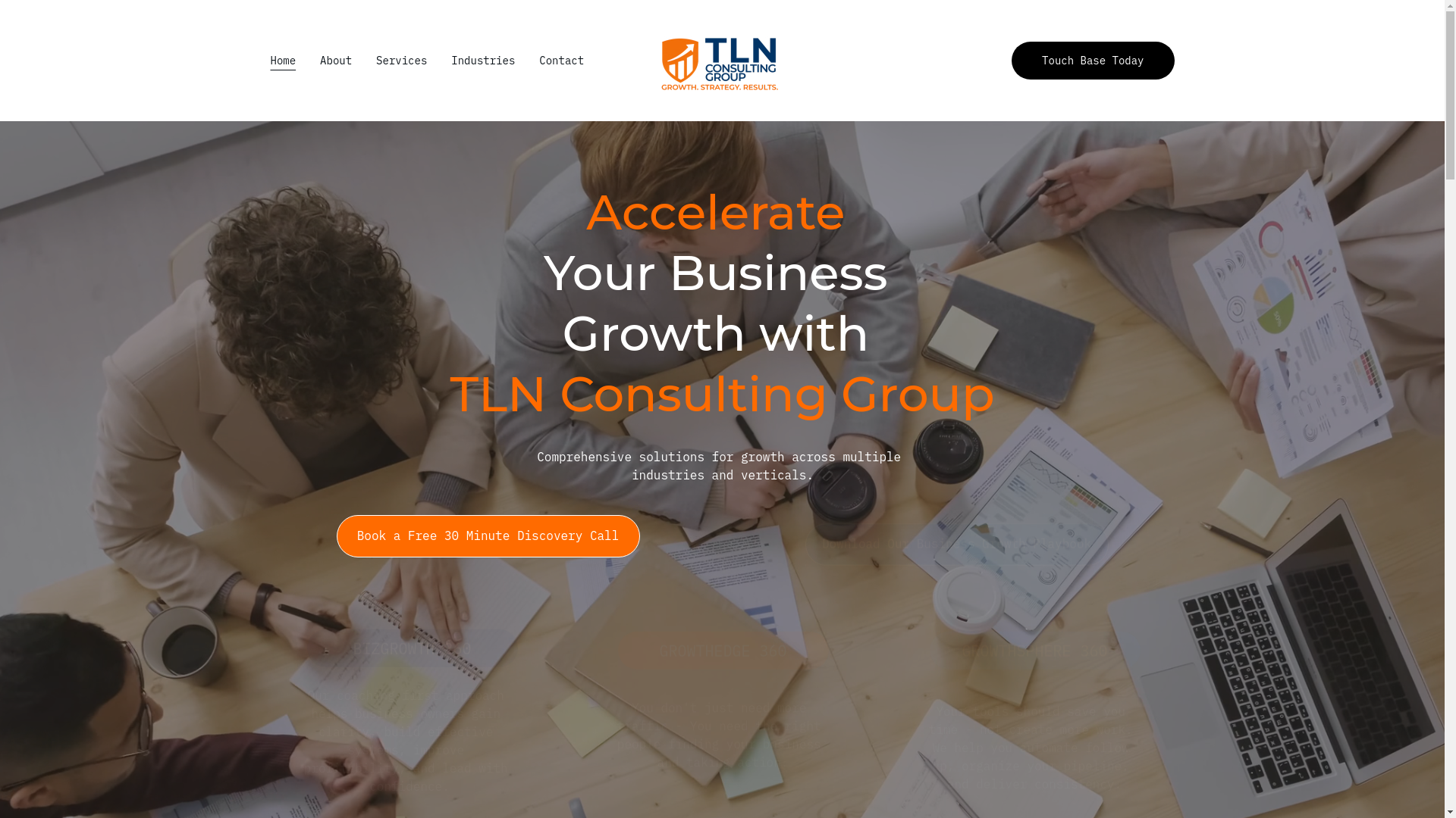 website screenshot of https://usegrowthadvice.com/