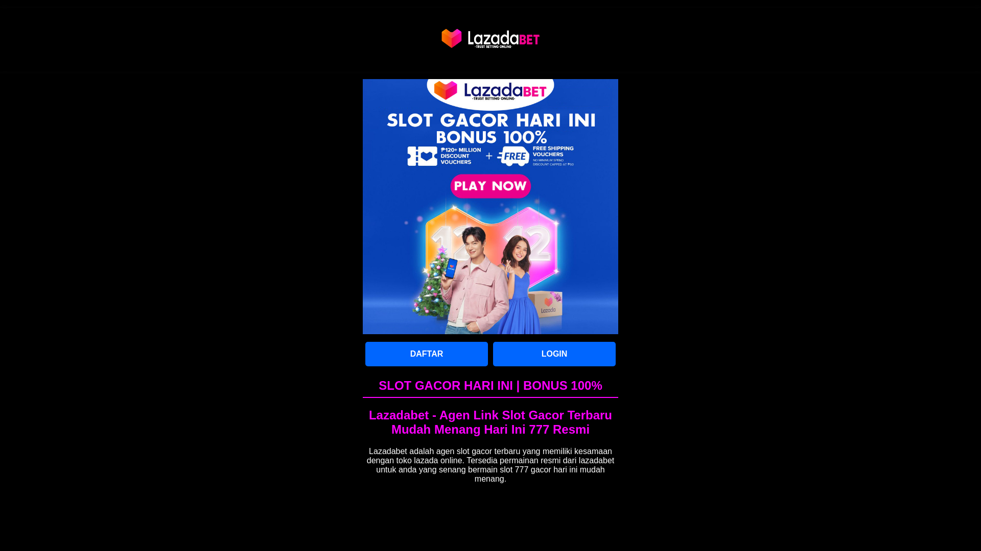 website screenshot of https://lazadabet.pages.dev/