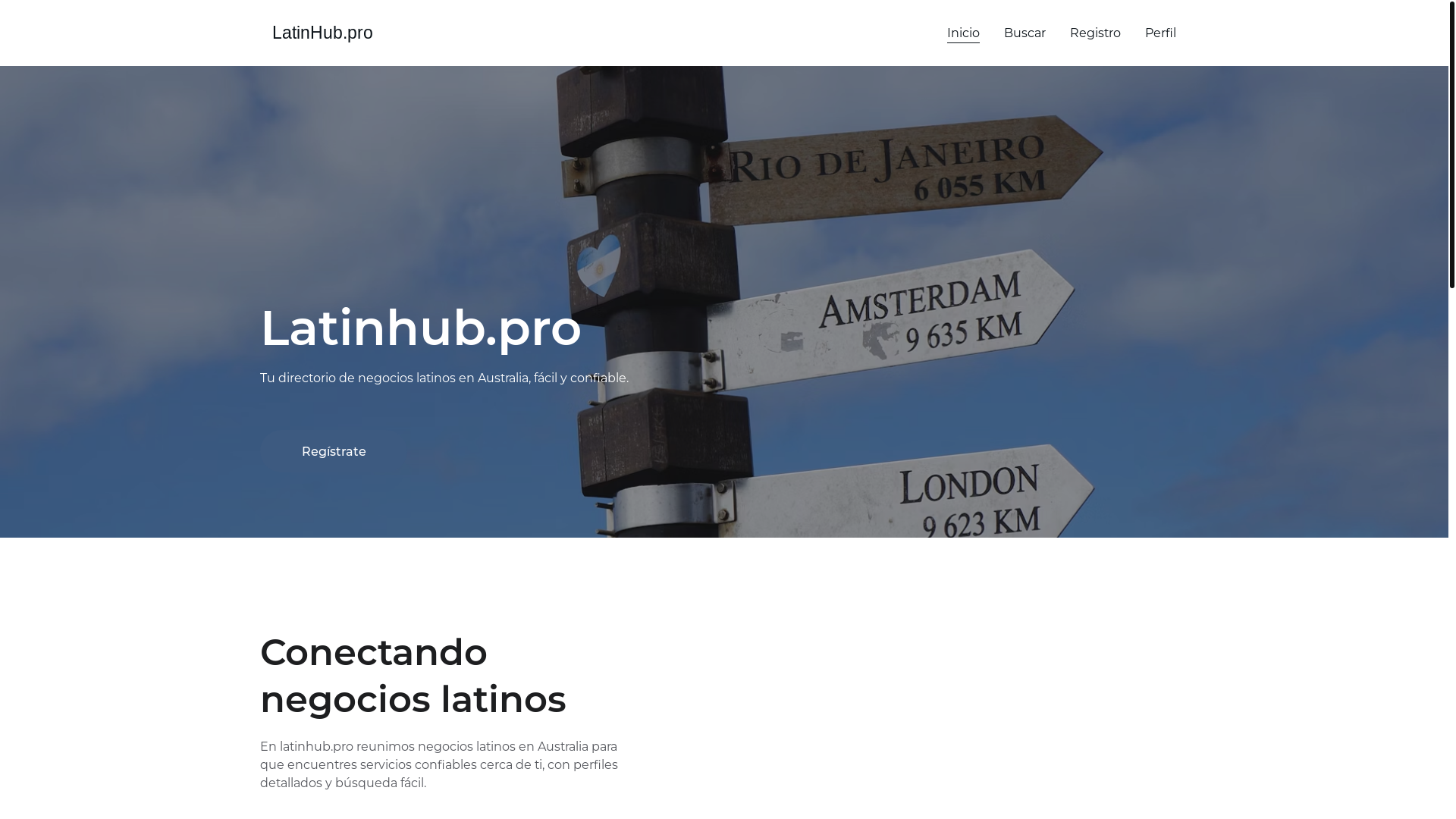 website screenshot of https://latinhub.pro/