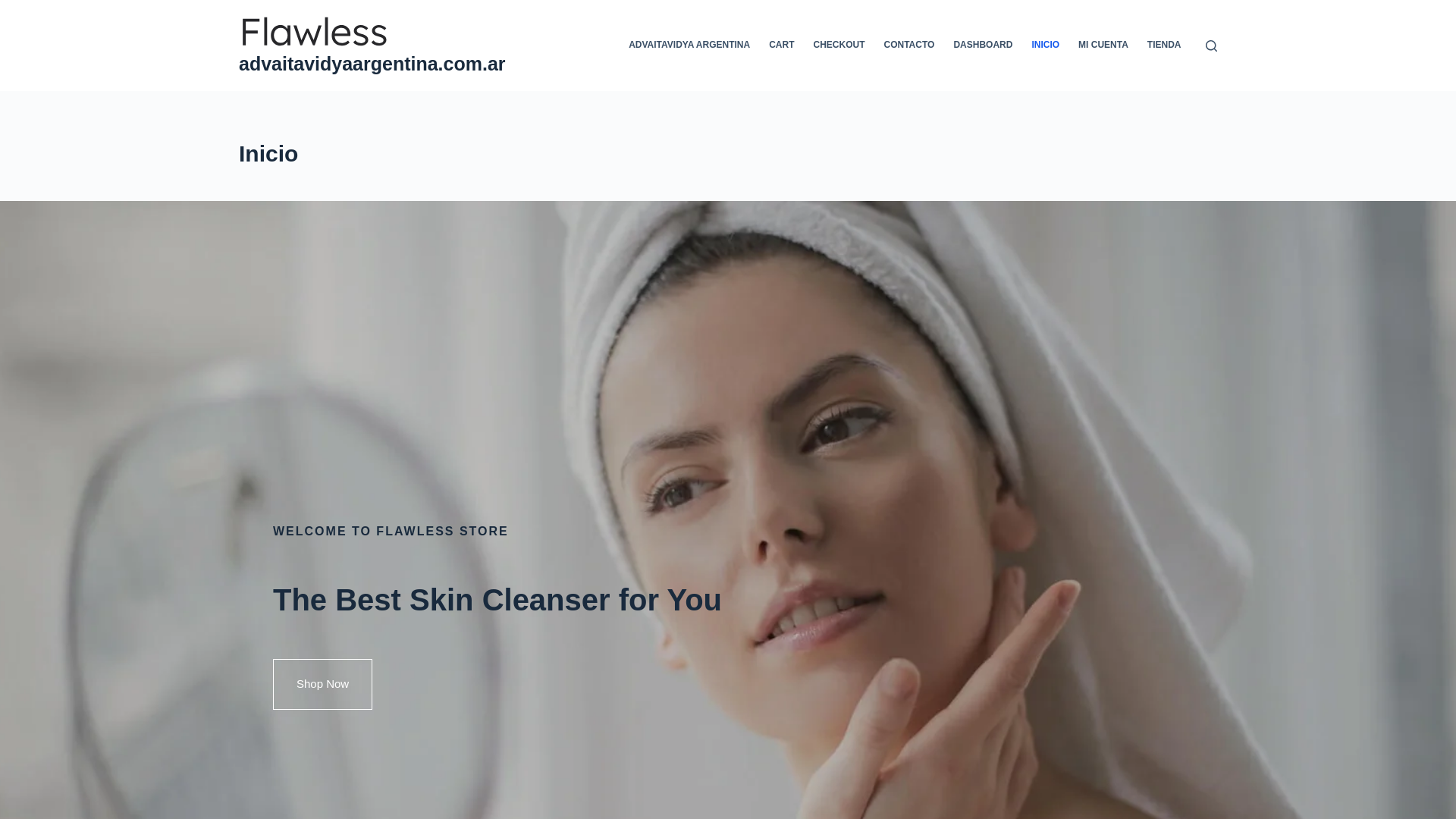 website screenshot of https://advaitavidyaargentina.com.ar