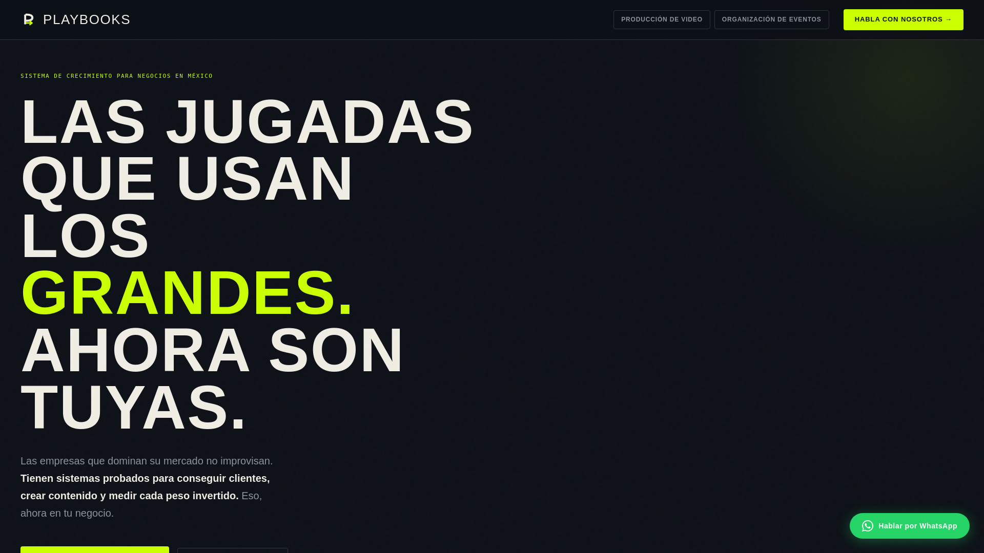 website screenshot of https://playbooks-landing.pages.dev/